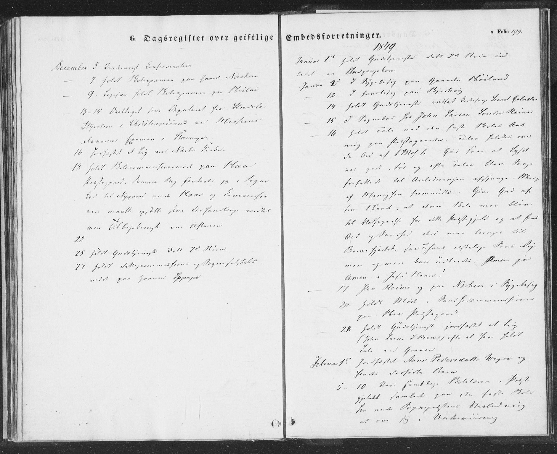 Hå sokneprestkontor, SAST/A-101801/001/30BA/L0006: Ministerialbok nr. A 5, 1842-1853, s. 199