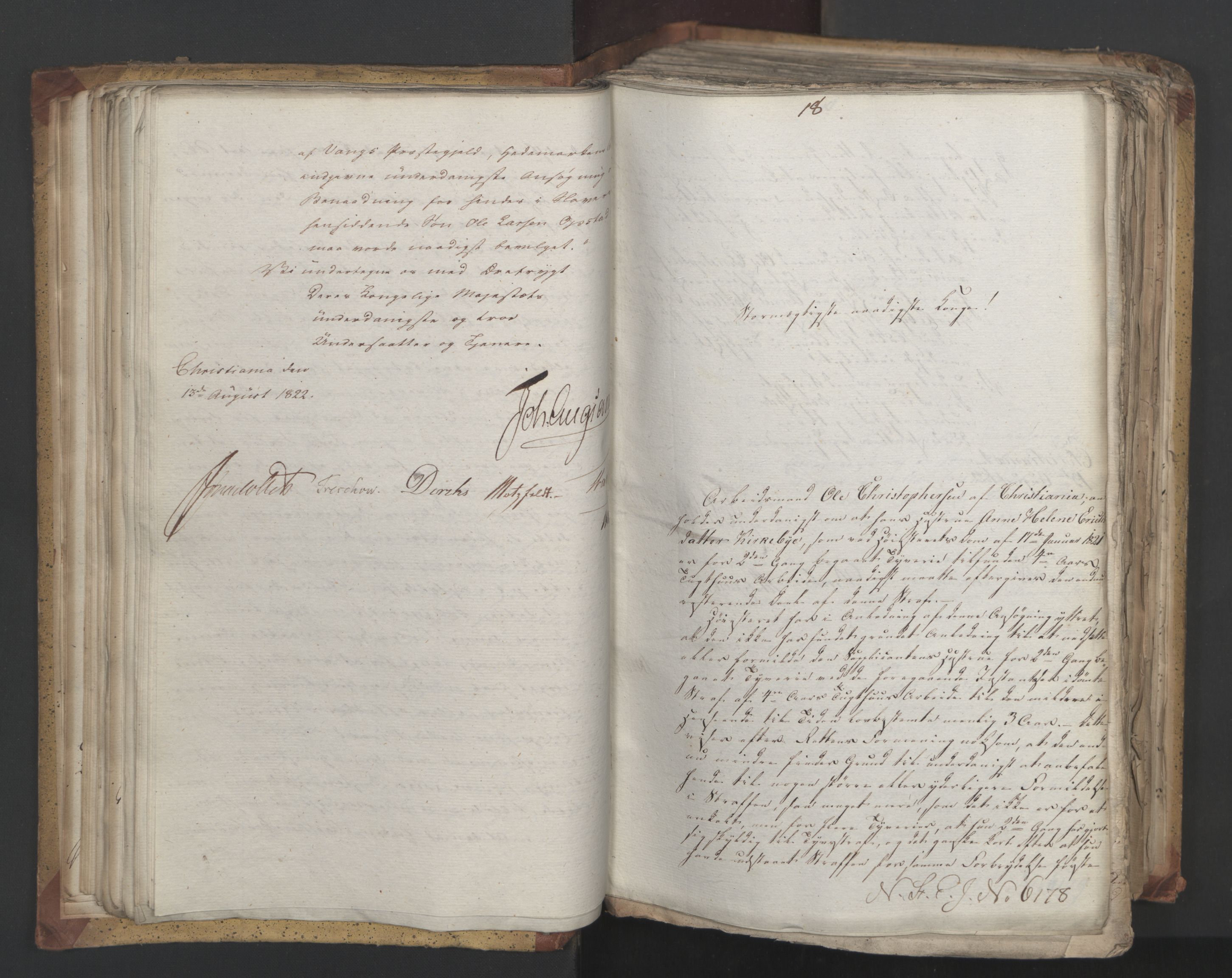 Statsrådsavdelingen i Stockholm, AV/RA-S-1003/D/Da/L0032: Regjeringsinnstillinger nr. 6140-6355, 1822, s. 81
