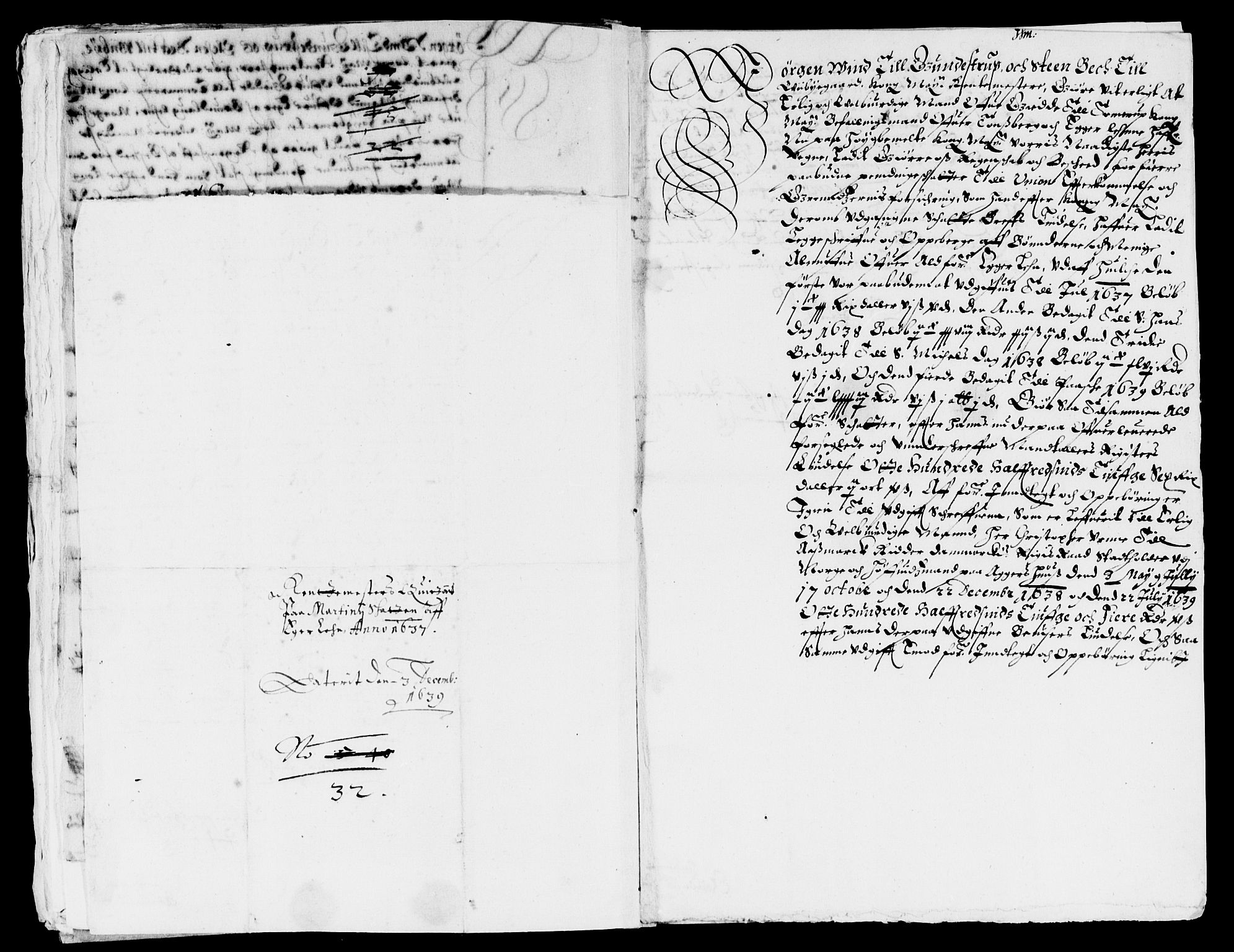 Rentekammeret inntil 1814, Reviderte regnskaper, Lensregnskaper, AV/RA-EA-5023/R/Rb/Rbm/L0006: Eiker len, 1639-1641