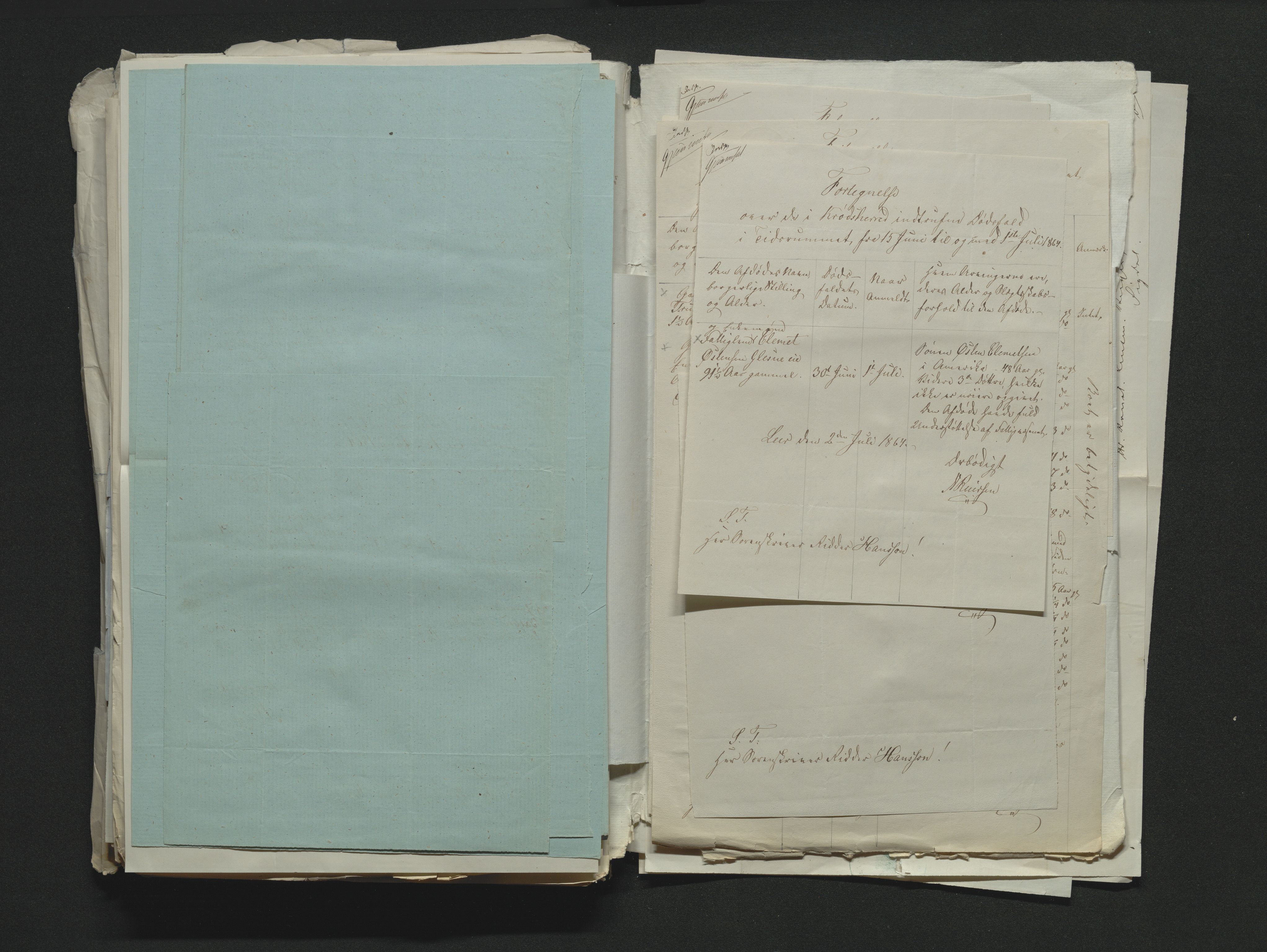 Eiker, Modum og Sigdal sorenskriveri, AV/SAKO-A-123/H/Ha/Hab/L0011: Dødsfallsmeldinger, 1862-1865, s. 500