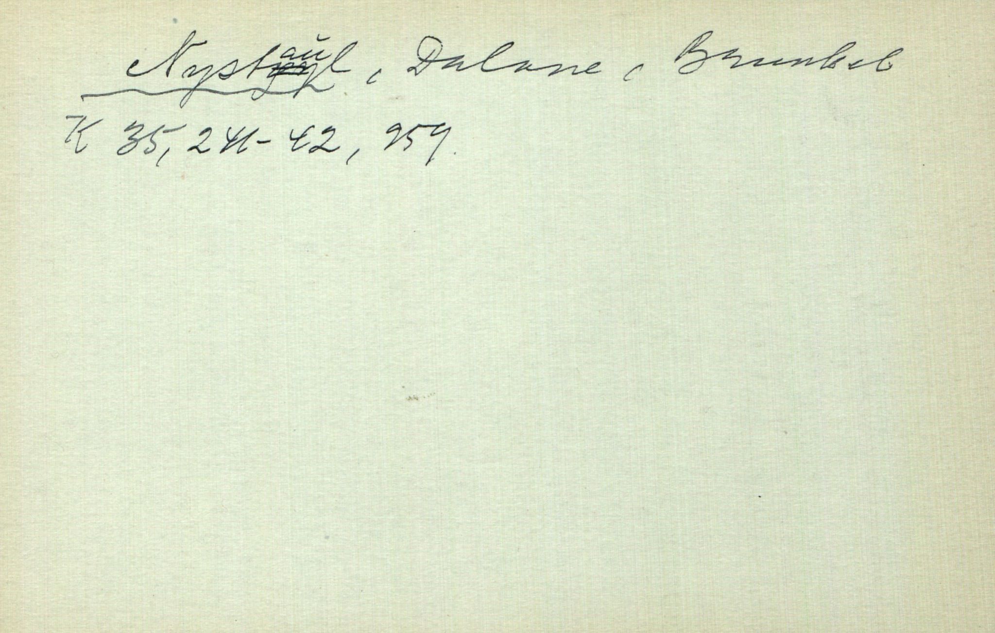 Rikard Berge, TEMU/TGM-A-1003/I/L0014: Personregister- N, 1910-1950
