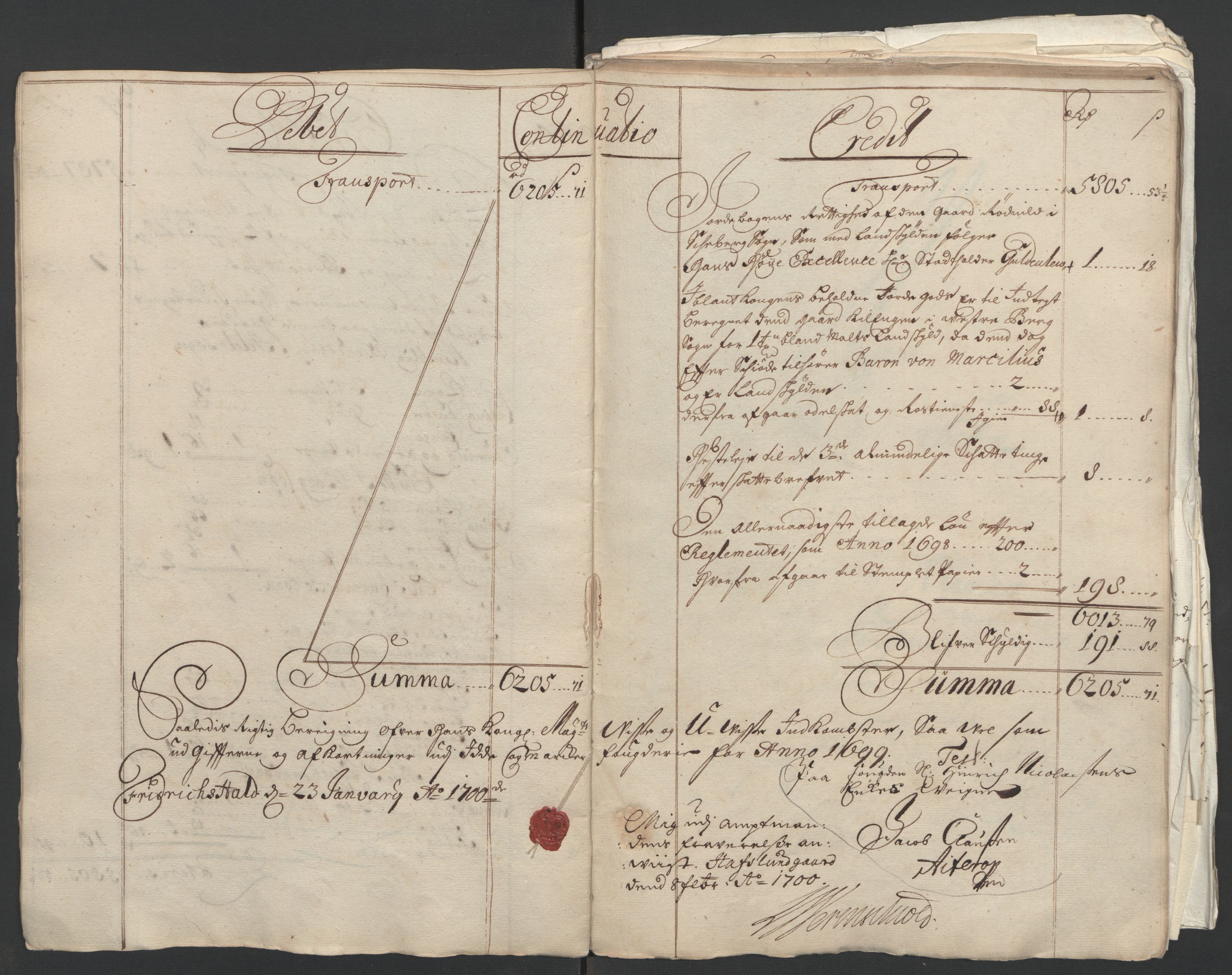 Rentekammeret inntil 1814, Reviderte regnskaper, Fogderegnskap, AV/RA-EA-4092/R01/L0014: Fogderegnskap Idd og Marker, 1699, s. 10