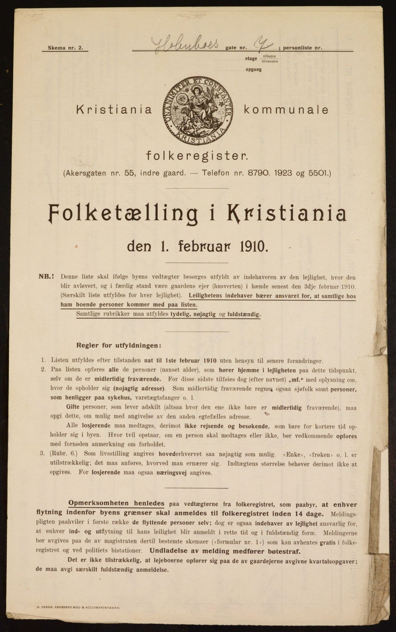 OBA, Kommunal folketelling 1.2.1910 for Kristiania, 1910, s. 40041