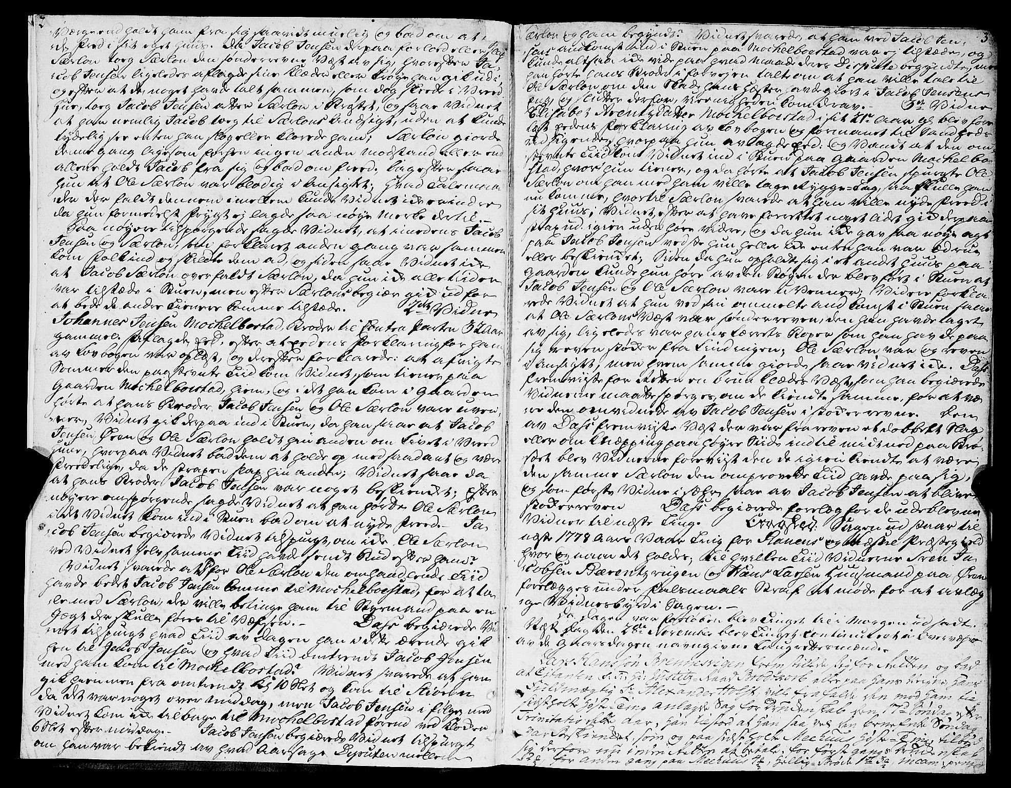 Helgeland sorenskriveri, SAT/A-0004/1/1A/L0027: Tingbok 21A, 1777-1779, s. 2-3
