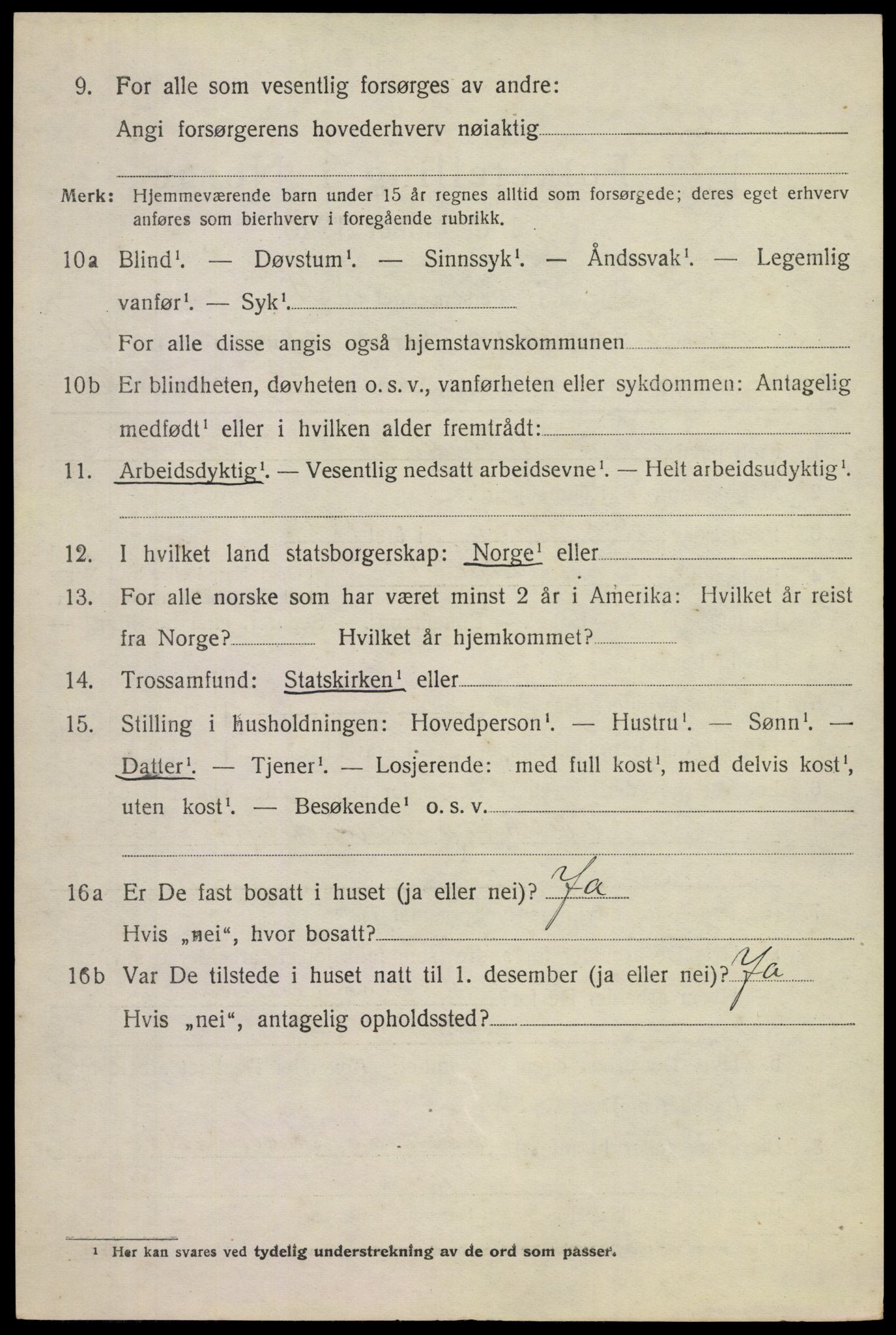 SAKO, Folketelling 1920 for 0630 Øvre Sandsvær herred, 1920, s. 2819