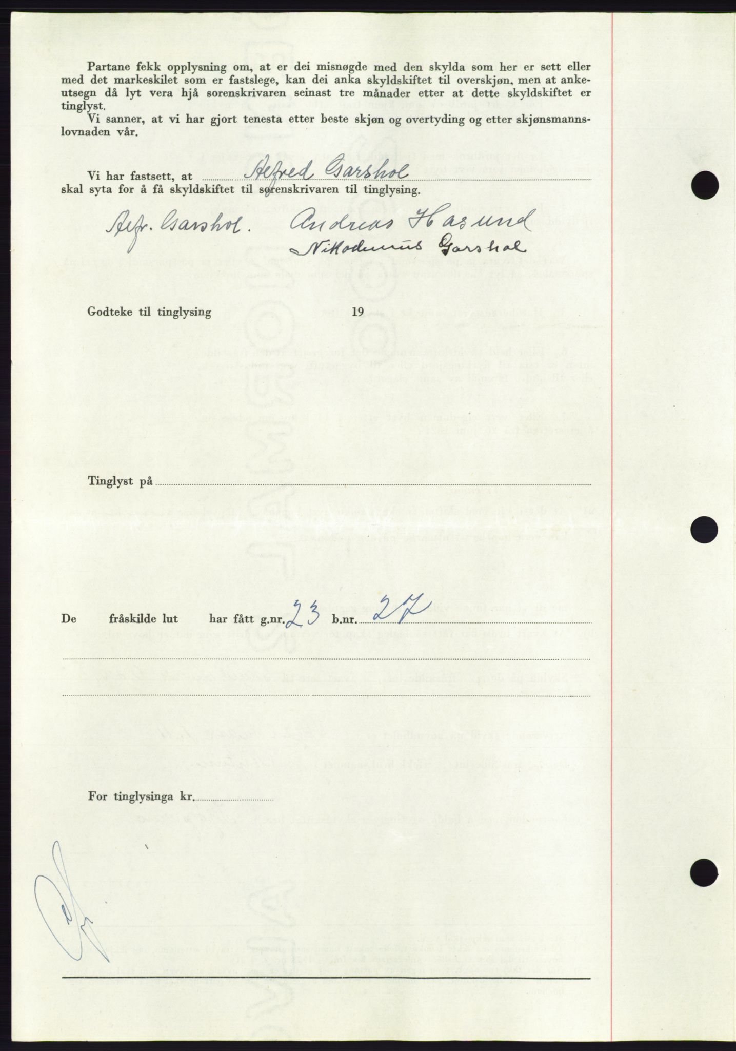 Søre Sunnmøre sorenskriveri, AV/SAT-A-4122/1/2/2C/L0086: Pantebok nr. 12A, 1949-1950, Dagboknr: 867/1950