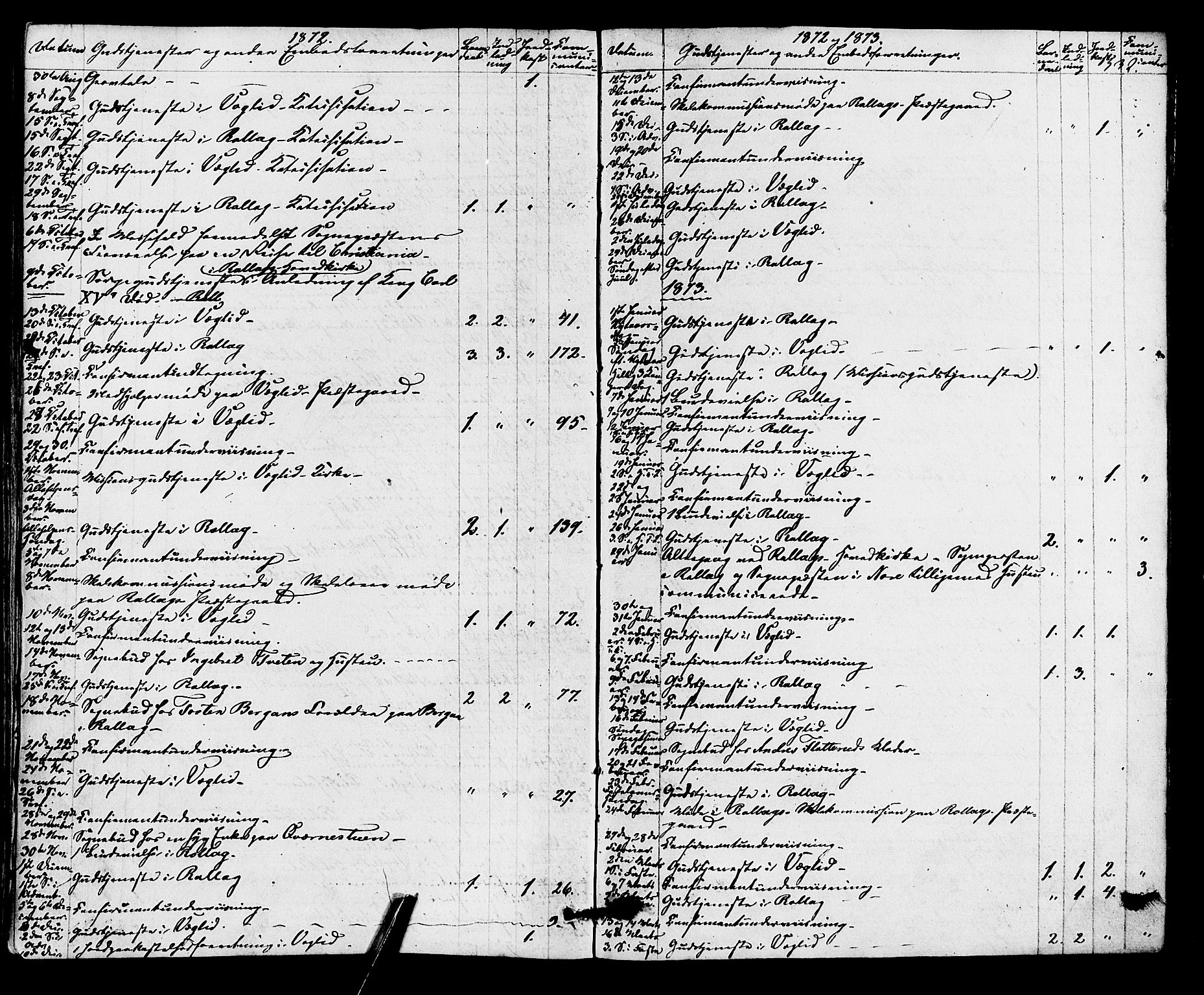 Rollag kirkebøker, AV/SAKO-A-240/F/Fa/L0009: Ministerialbok nr. I 9, 1860-1874, s. 332