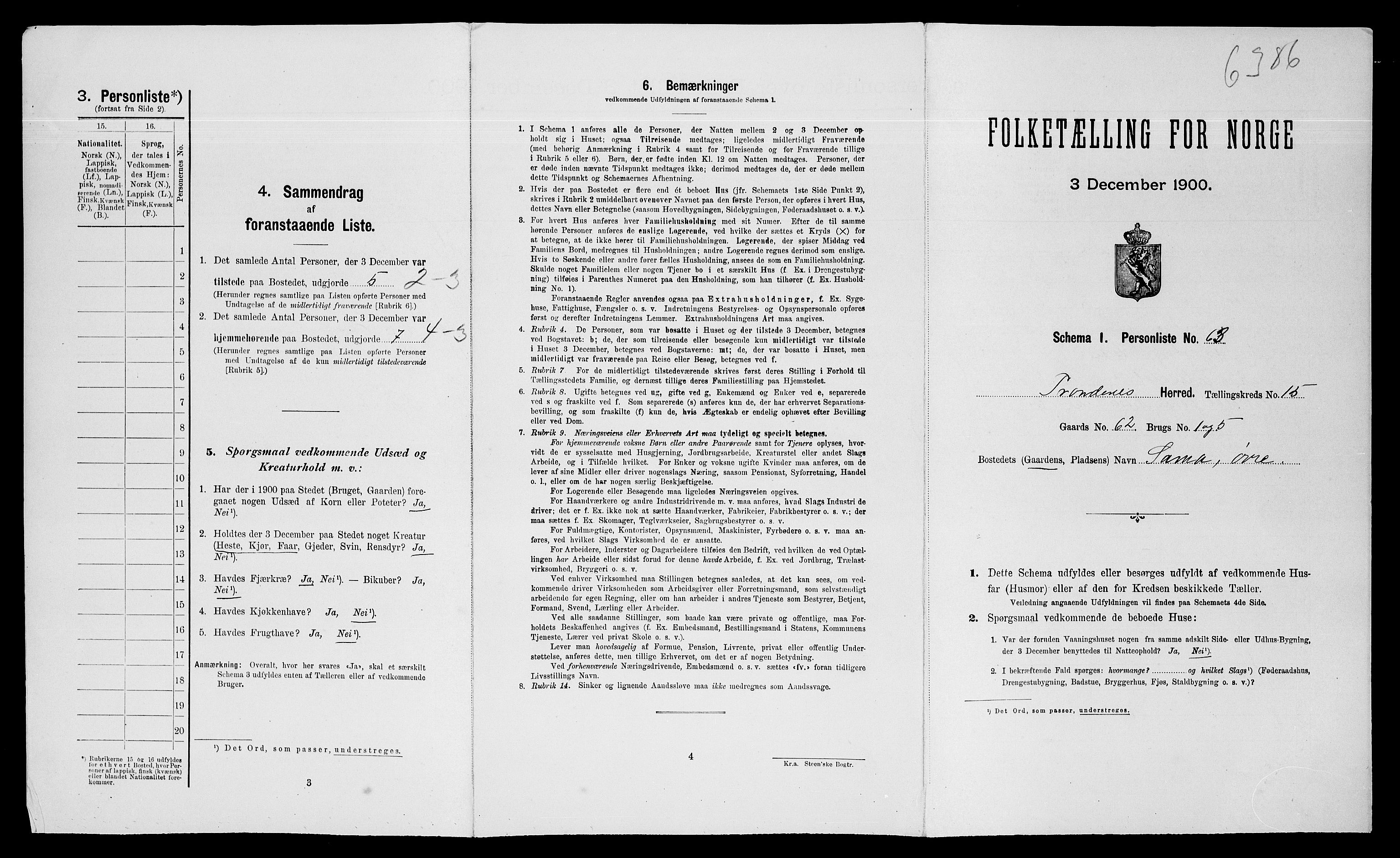 SATØ, Folketelling 1900 for 1914 Trondenes herred, 1900, s. 1849