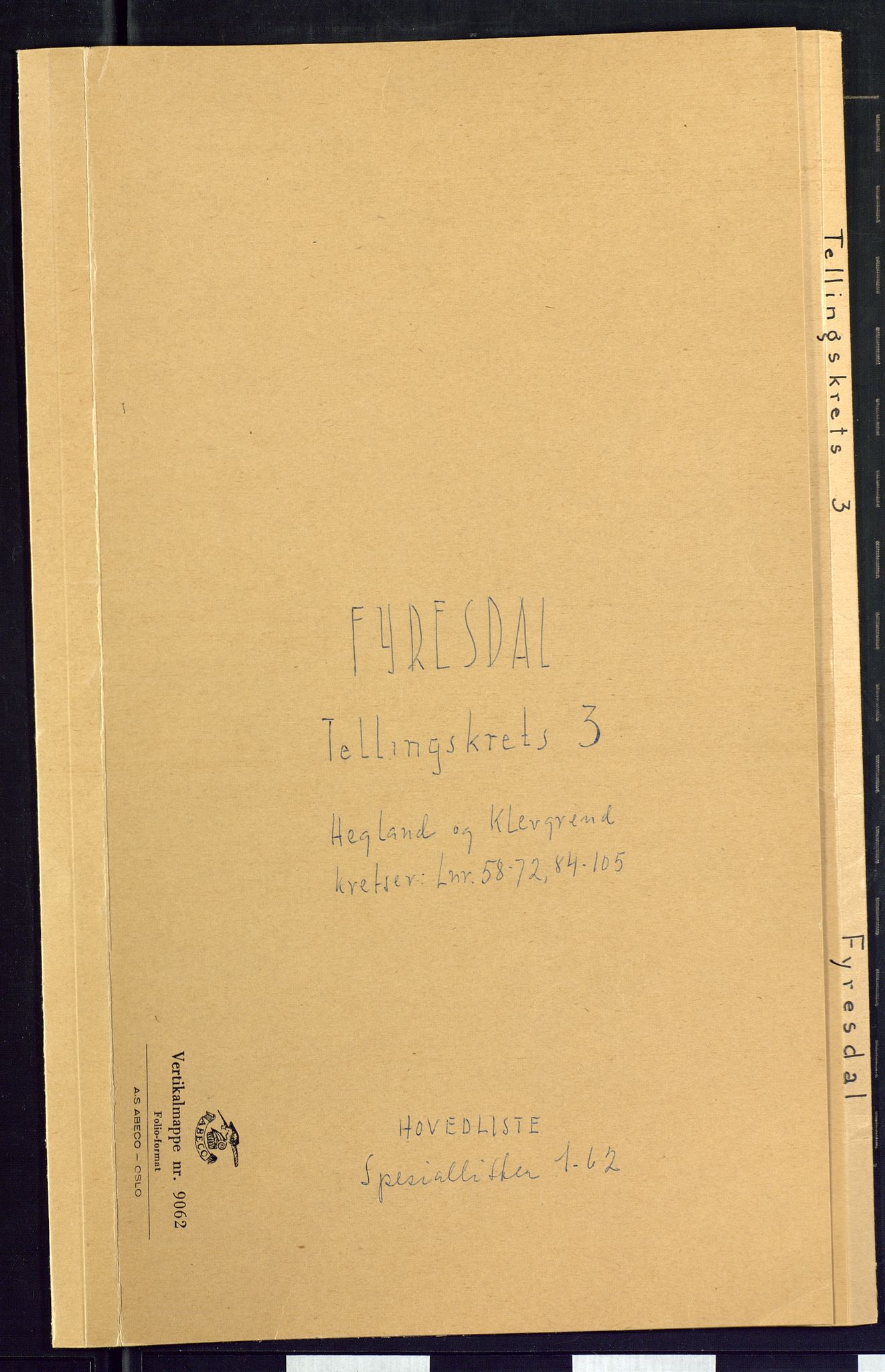 SAKO, Folketelling 1875 for 0831P Moland prestegjeld, 1875, s. 9