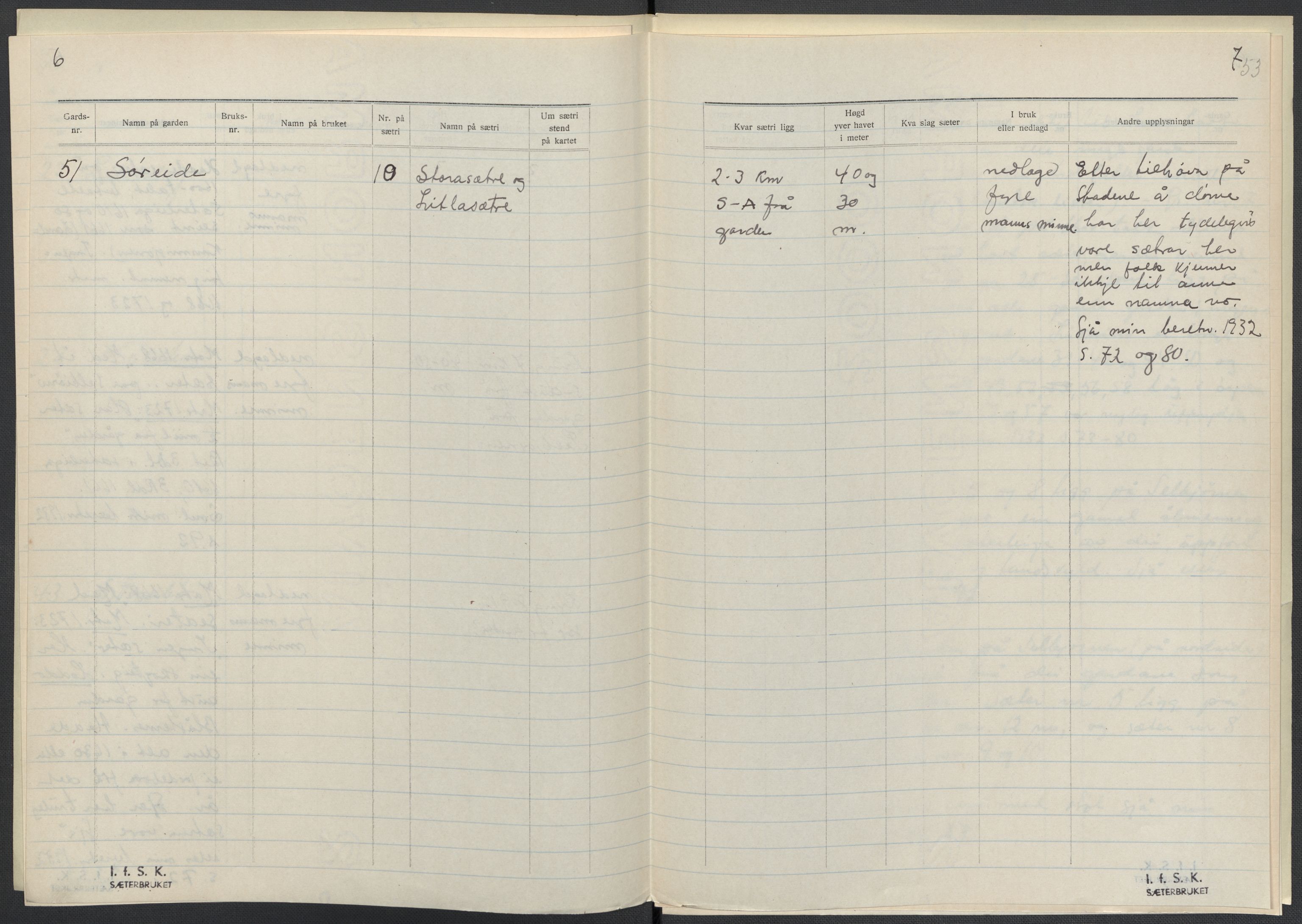 Instituttet for sammenlignende kulturforskning, AV/RA-PA-0424/F/Fc/L0010/0001: Eske B10: / Hordaland (perm XXV), 1932-1939, s. 53