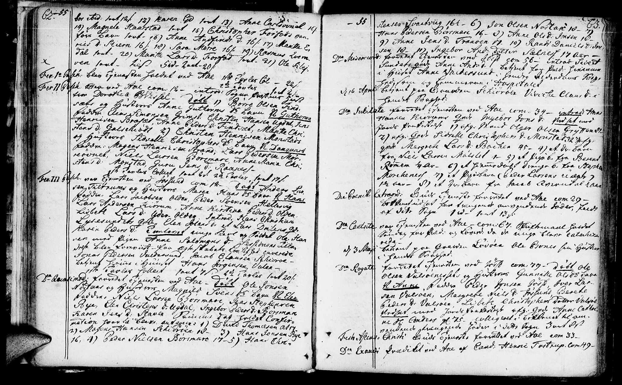 Ministerialprotokoller, klokkerbøker og fødselsregistre - Sør-Trøndelag, AV/SAT-A-1456/655/L0672: Ministerialbok nr. 655A01, 1750-1779, s. 62-63
