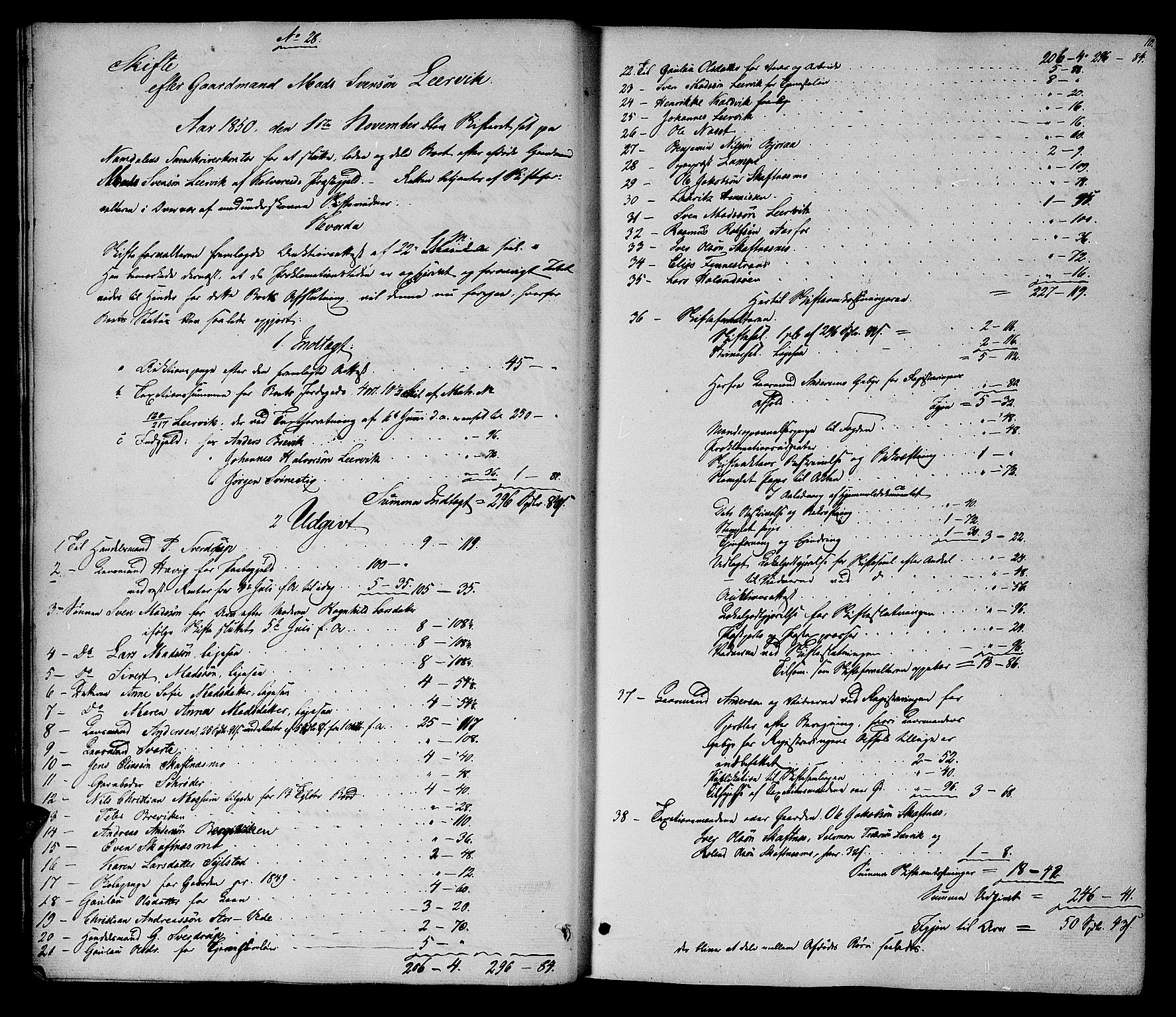 Namdal sorenskriveri, AV/SAT-A-4133/1/3/3A/L0043: Skifteprotokoll nr. 5, 1850-1858, s. 10