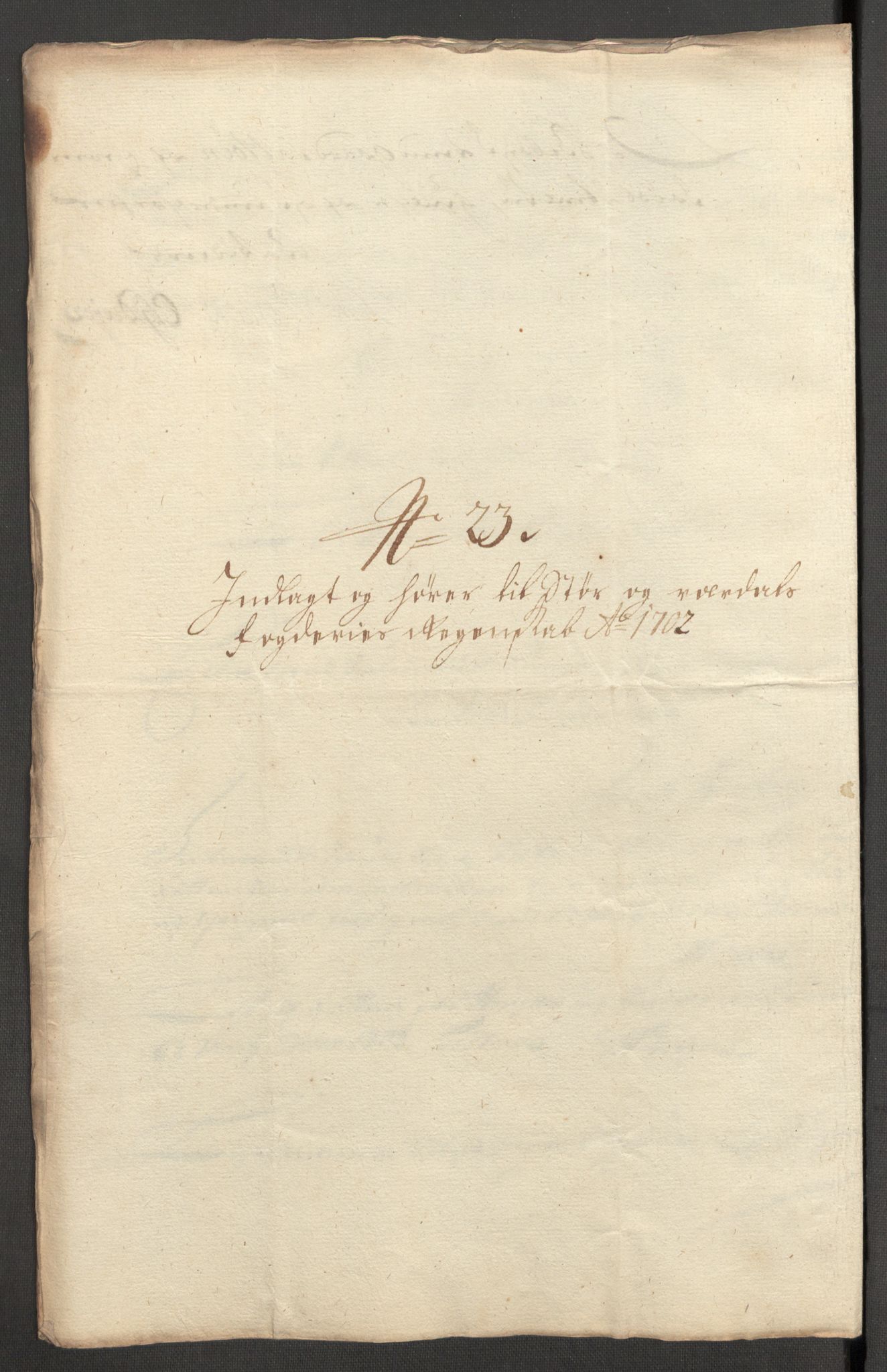 Rentekammeret inntil 1814, Reviderte regnskaper, Fogderegnskap, AV/RA-EA-4092/R62/L4193: Fogderegnskap Stjørdal og Verdal, 1701-1702, s. 468