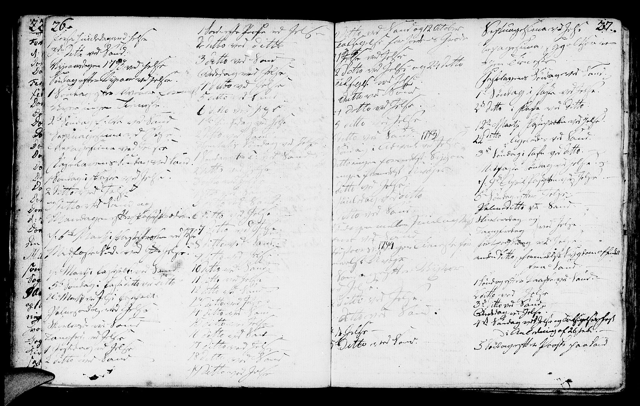 Jelsa sokneprestkontor, SAST/A-101842/01/IV: Ministerialbok nr. A 3, 1768-1796, s. 26-27