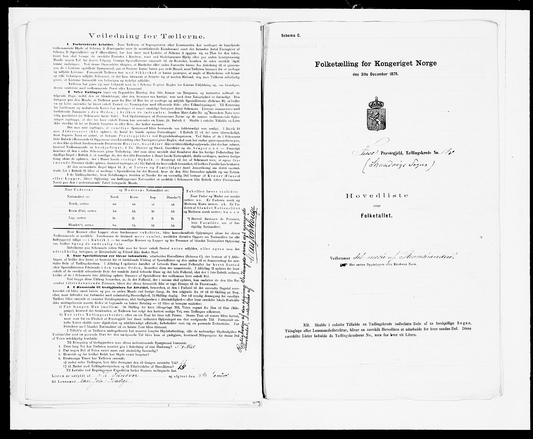 SAB, Folketelling 1875 for 1241P Fusa prestegjeld, 1875, s. 22
