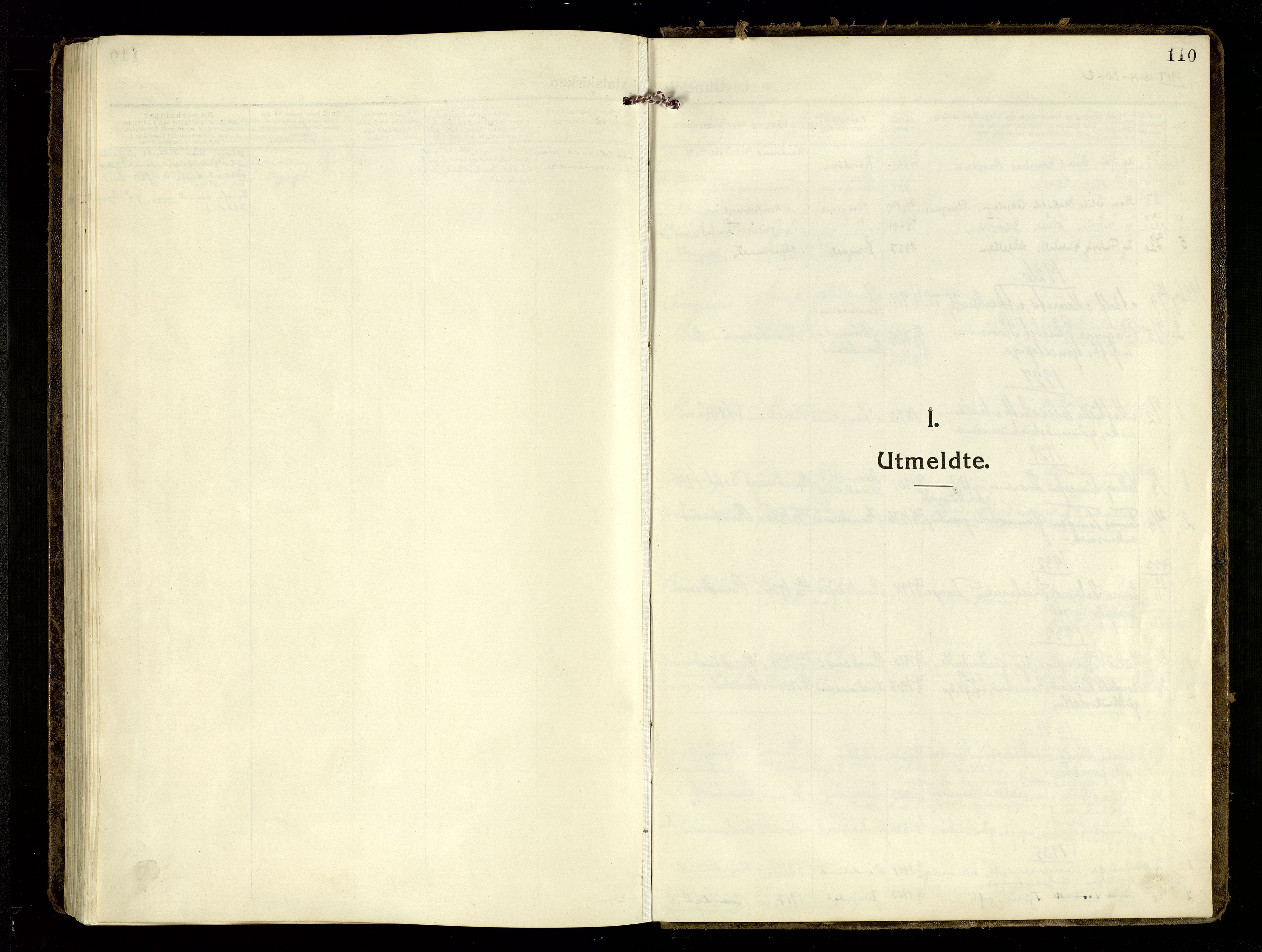 Oddernes sokneprestkontor, SAK/1111-0033/F/Fa/Fab/L0004: Ministerialbok nr. A 4, 1916-1935, s. 110