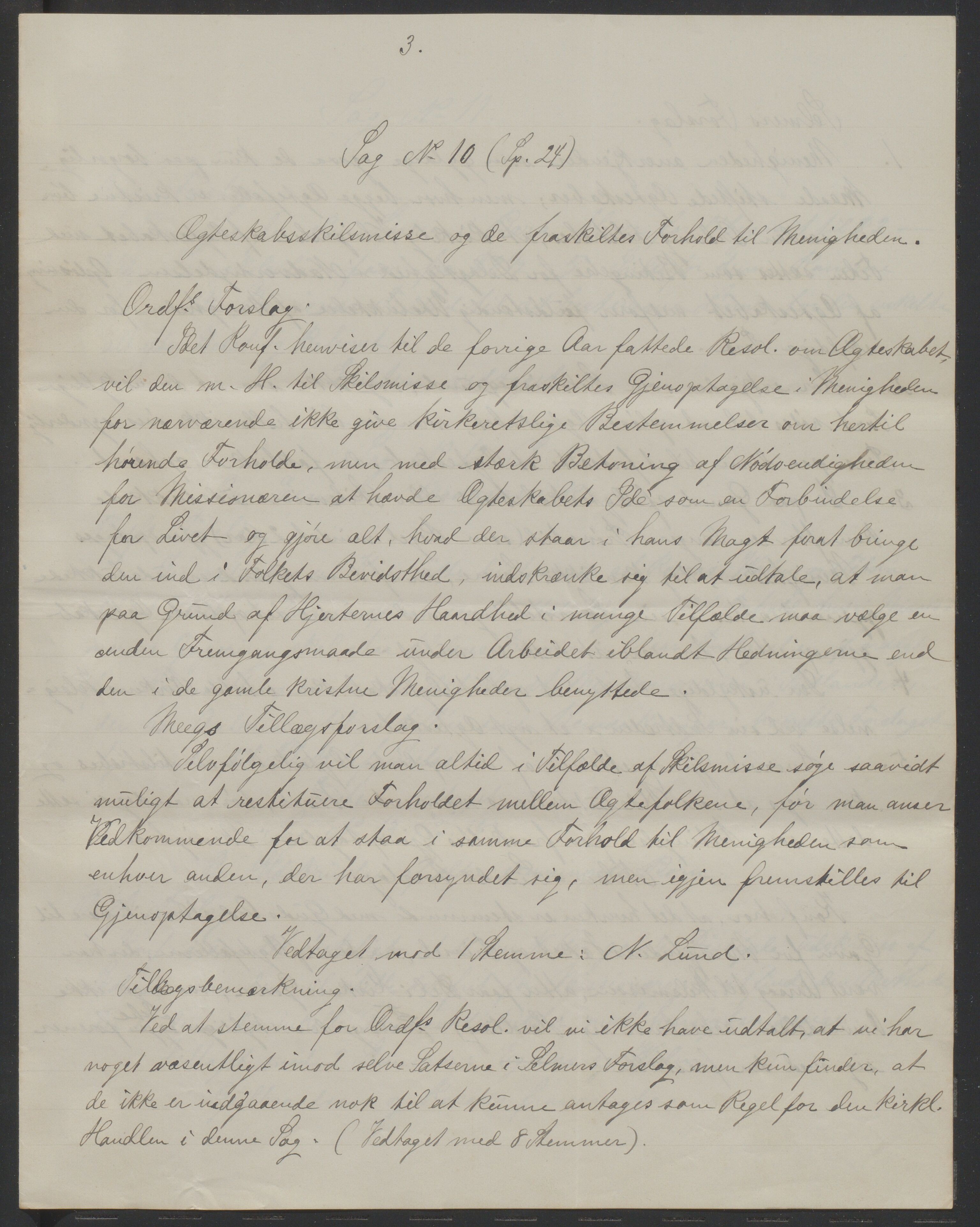 Det Norske Misjonsselskap - hovedadministrasjonen, VID/MA-A-1045/D/Da/Daa/L0038/0001: Konferansereferat og årsberetninger / Konferansereferat fra Madagaskar Innland., 1890