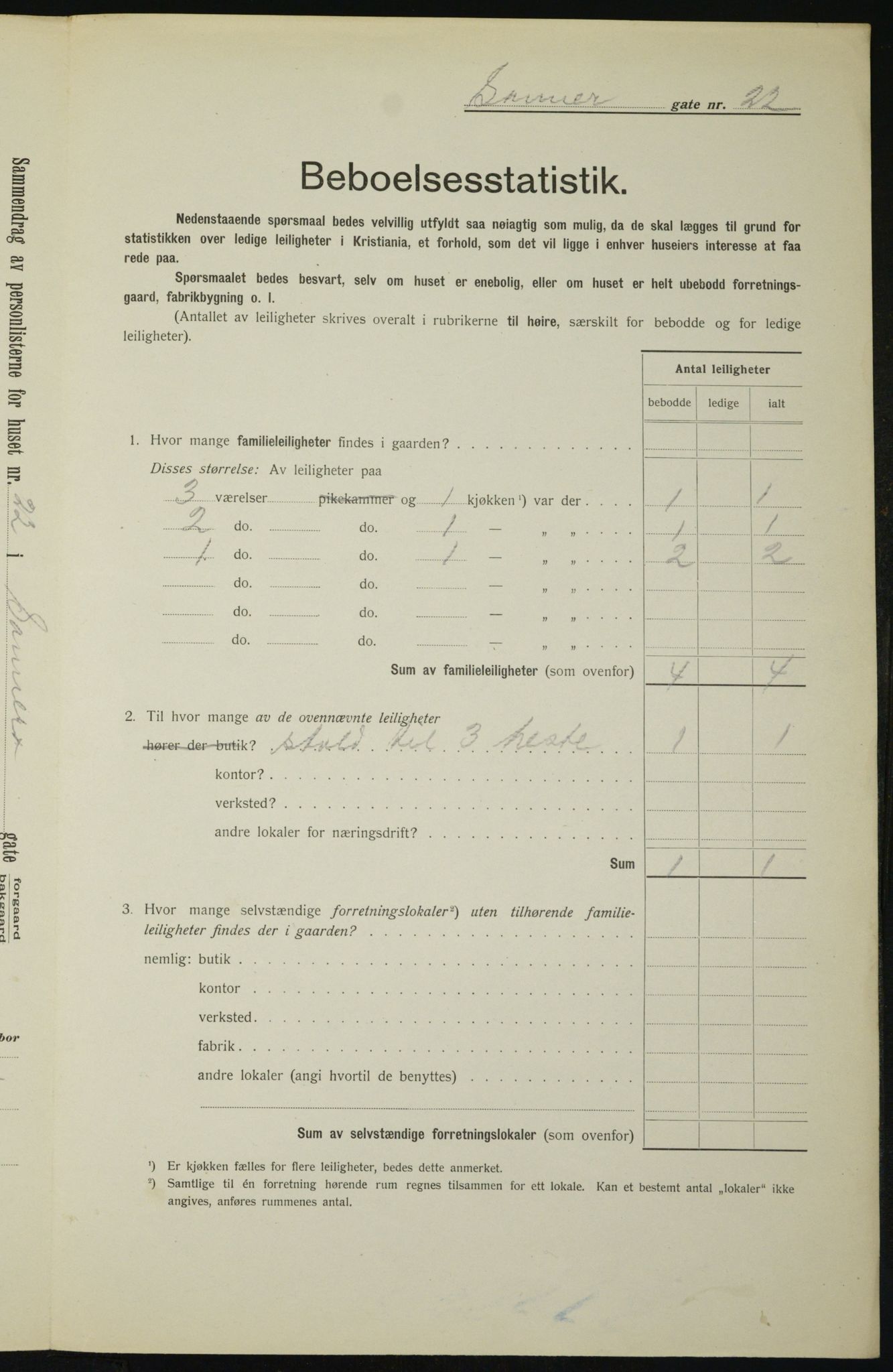 OBA, Kommunal folketelling 1.2.1912 for Kristiania, 1912, s. 76010