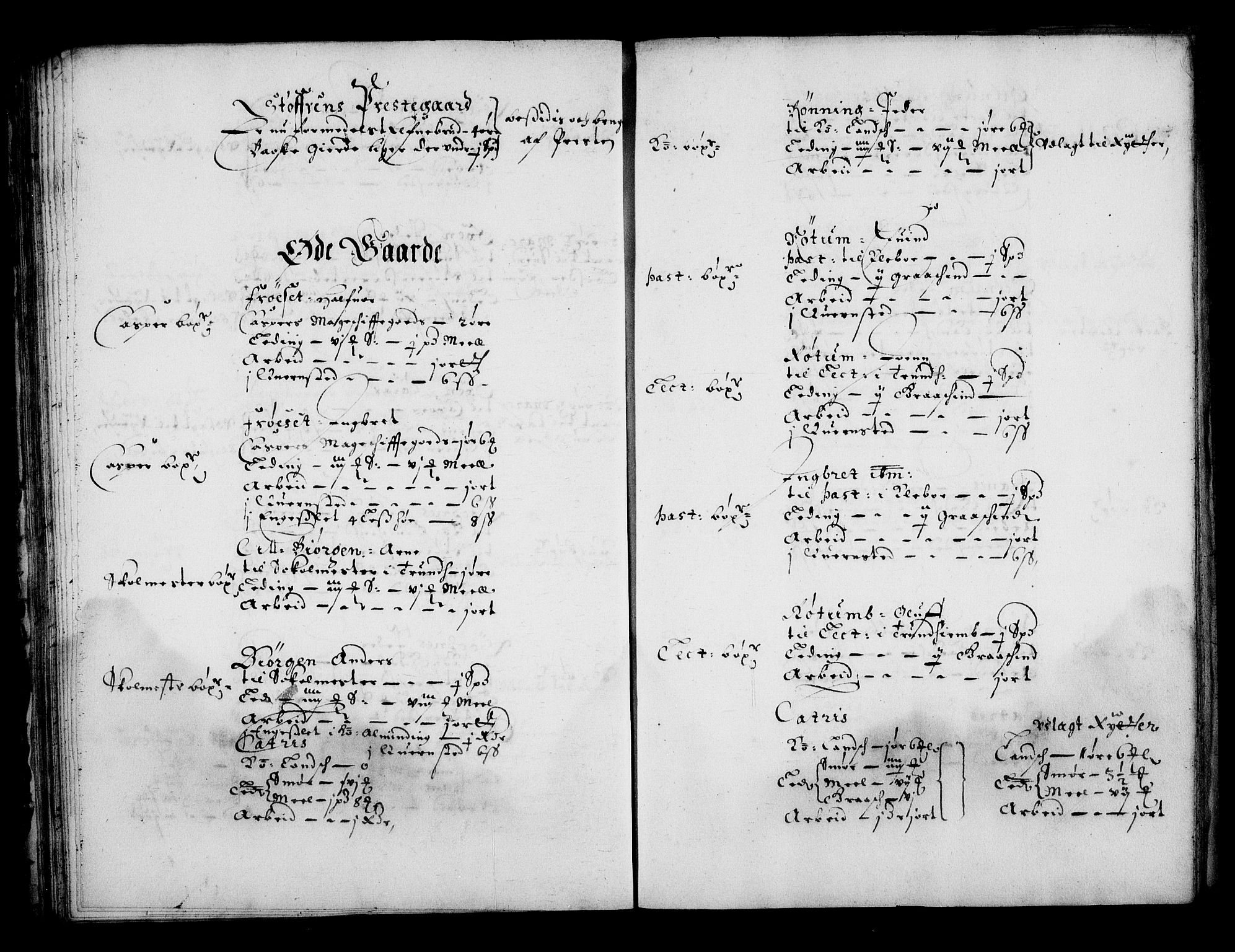 Rentekammeret inntil 1814, Realistisk ordnet avdeling, AV/RA-EA-4070/N/Na/L0002/0004: [XI g]: Trondheims stifts jordebøker: / Gauldal fogderi, 1664