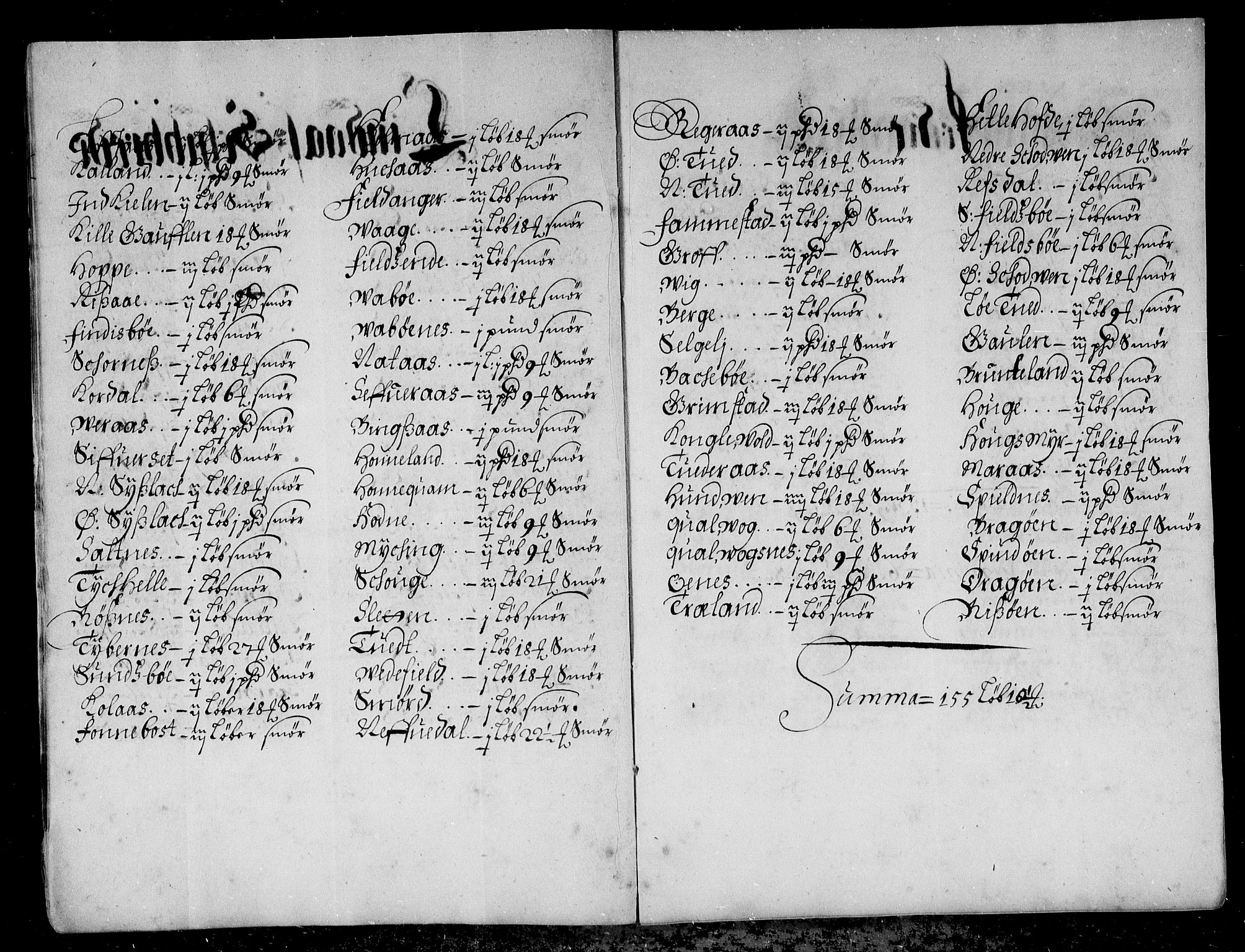Rentekammeret inntil 1814, Reviderte regnskaper, Stiftamtstueregnskaper, Bergen stiftamt, AV/RA-EA-6043/R/Rc/L0045: Bergen stiftamt, 1676