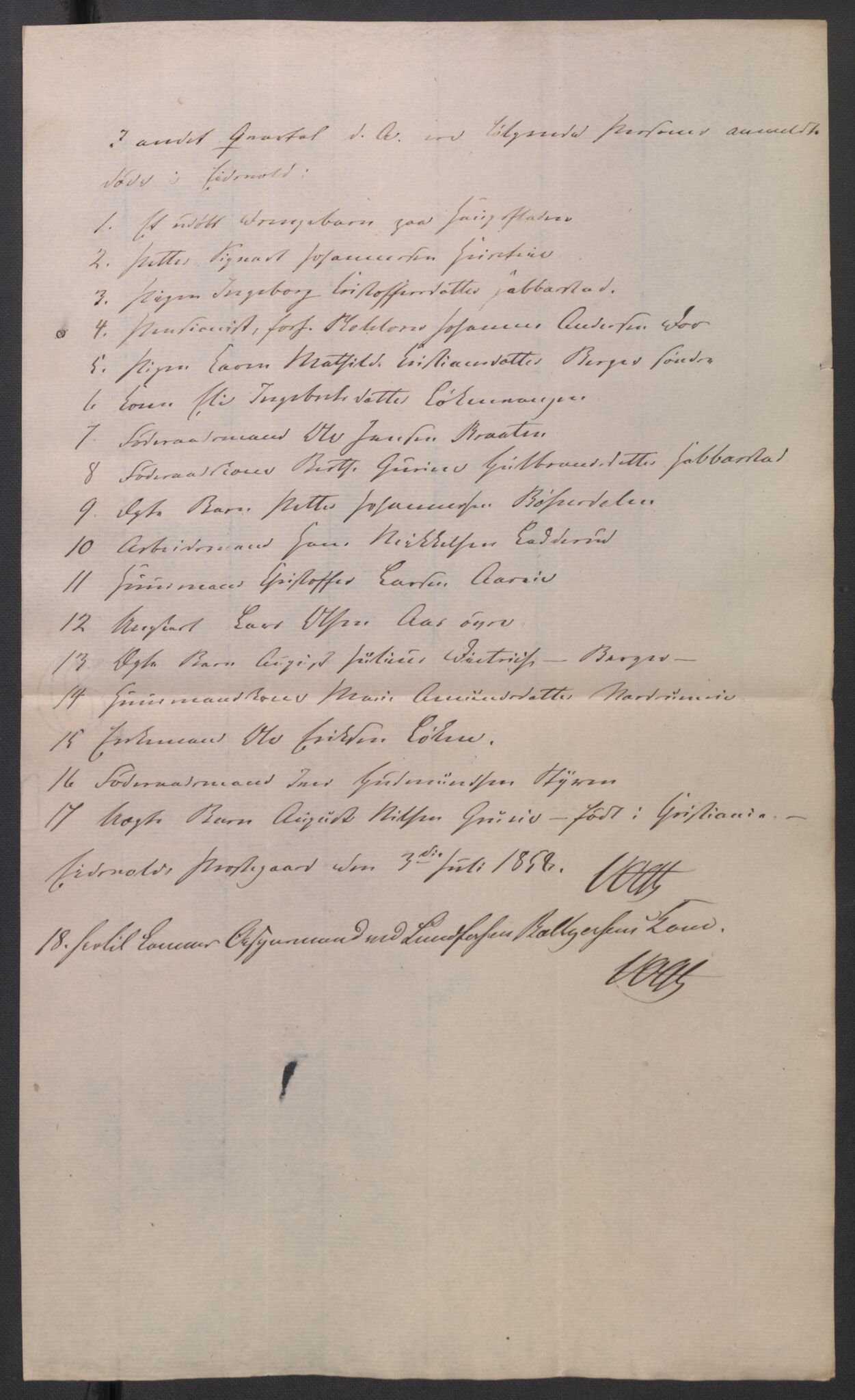 Eidsvoll tingrett, AV/SAO-A-10371/H/Ha/Hab/L0003: Dødsfallslister, 1851-1865, s. 239
