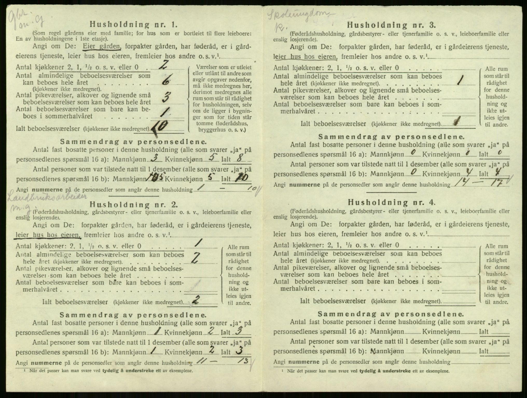 SAKO, Folketelling 1920 for 0719 Andebu herred, 1920, s. 357