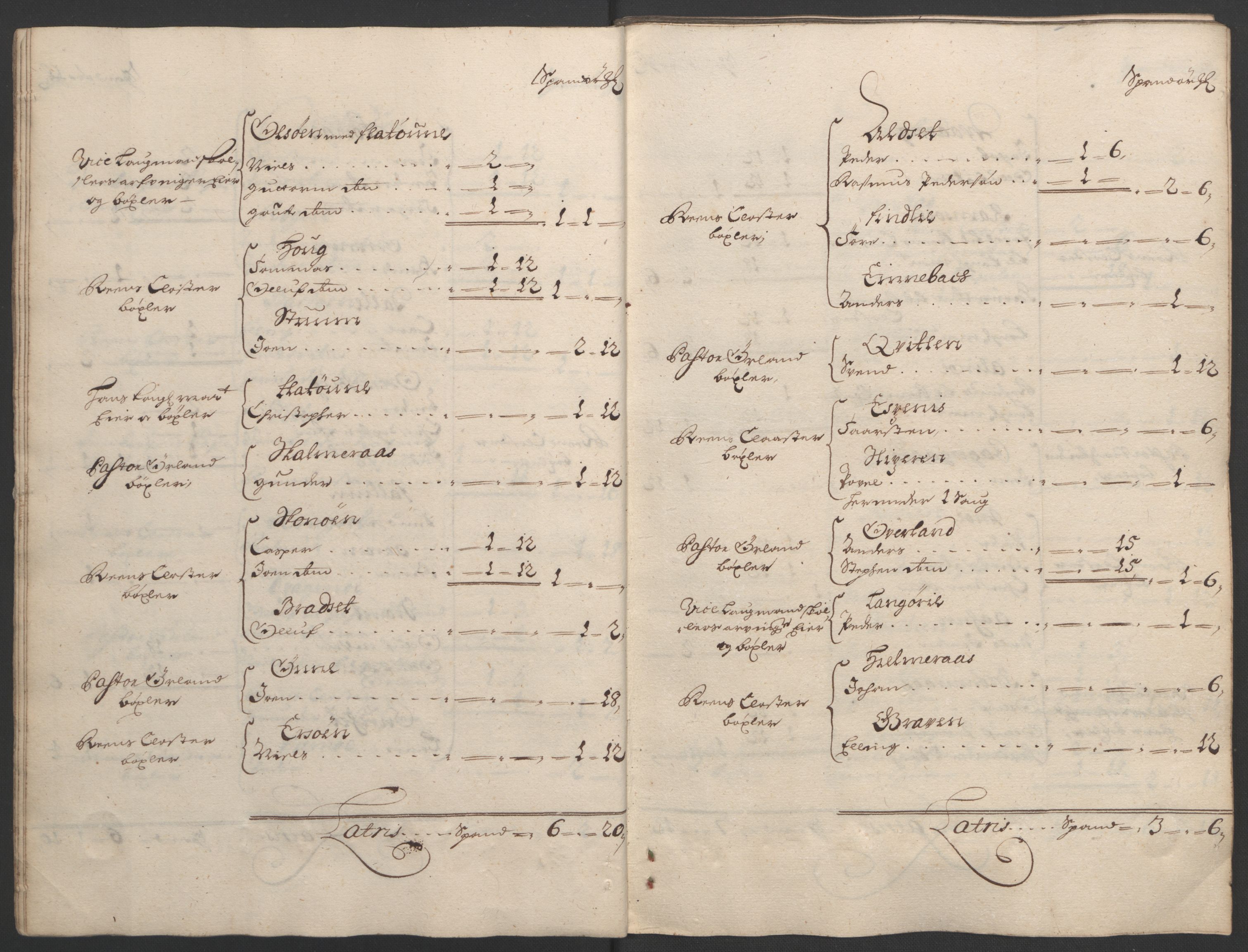 Rentekammeret inntil 1814, Reviderte regnskaper, Fogderegnskap, AV/RA-EA-4092/R57/L3851: Fogderegnskap Fosen, 1695-1696, s. 25