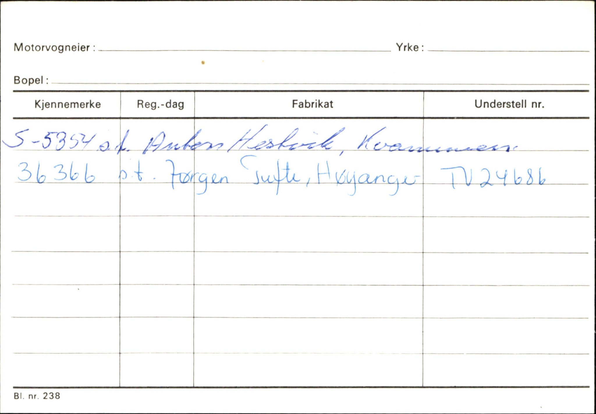 Statens vegvesen, Sogn og Fjordane vegkontor, AV/SAB-A-5301/4/F/L0144: Registerkort Vågsøy A-R, 1945-1975, s. 1759