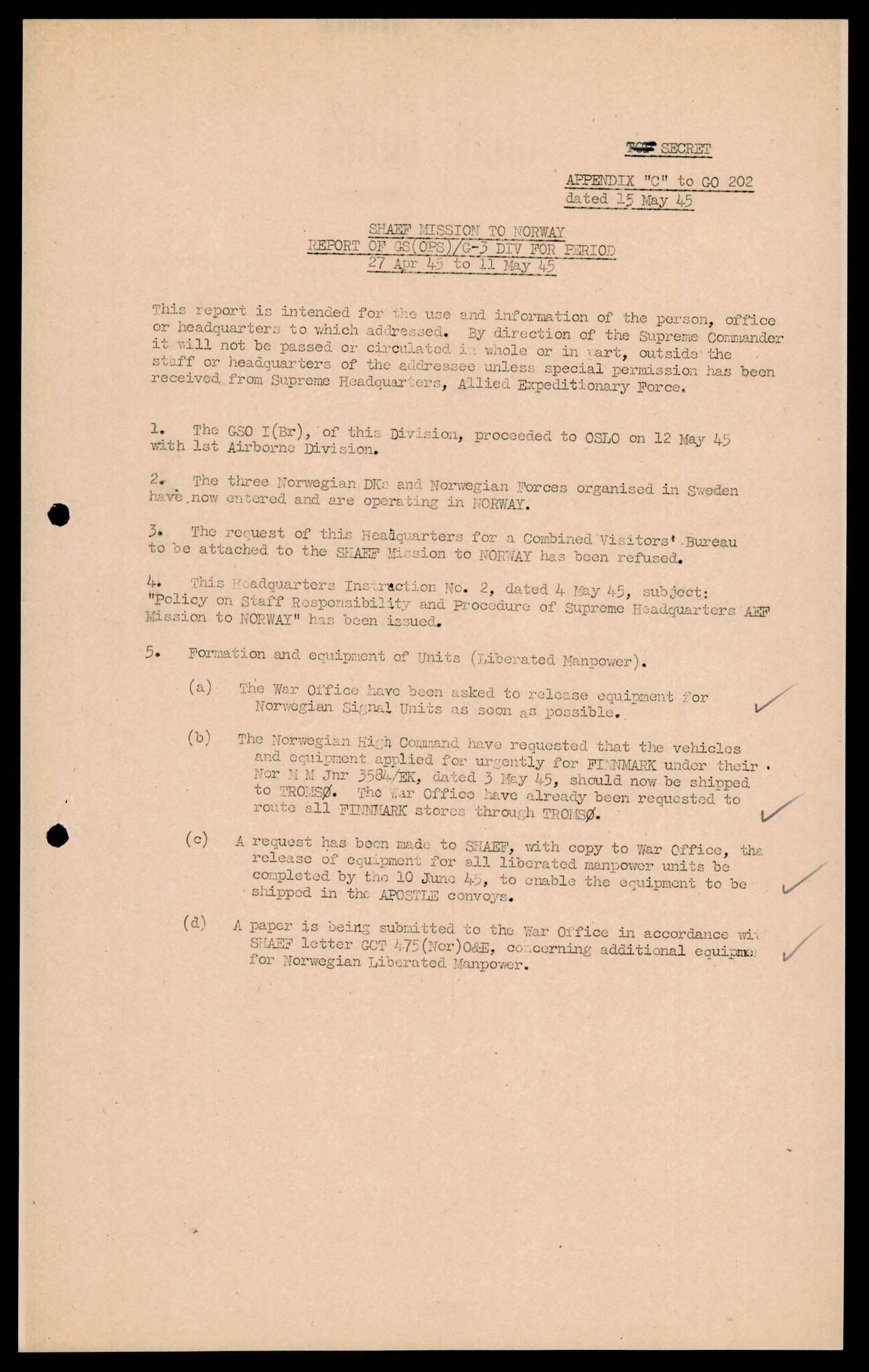 Forsvarets Overkommando. 2 kontor. Arkiv 11.4. Spredte tyske arkivsaker, AV/RA-RAFA-7031/D/Dar/Darc/L0015: FO.II, 1945-1946, s. 243