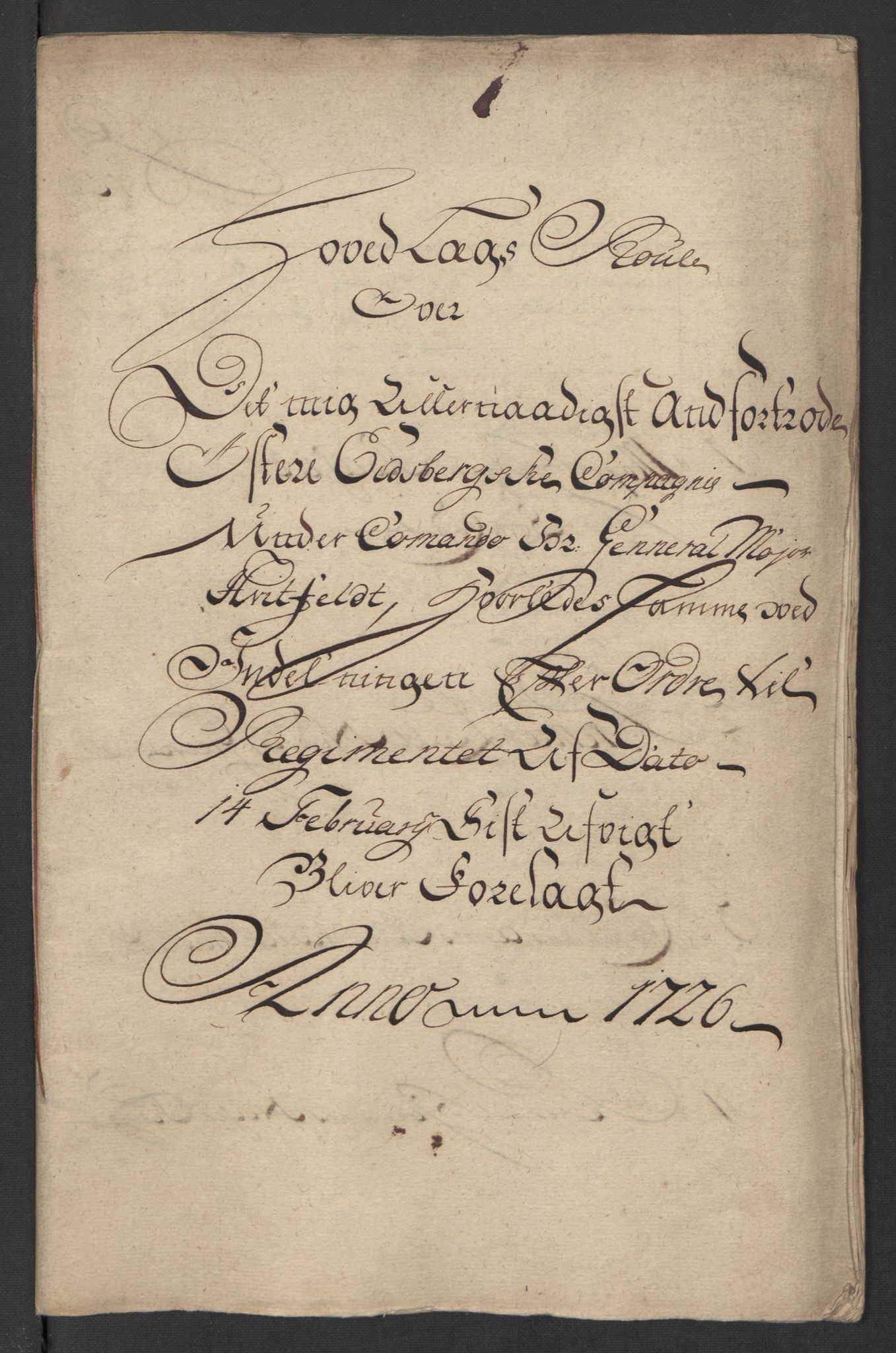 Rentekammeret inntil 1814, Realistisk ordnet avdeling, RA/EA-4070/Ki/L0015: [S14]: Hovedlegdsruller, 1726, s. 570