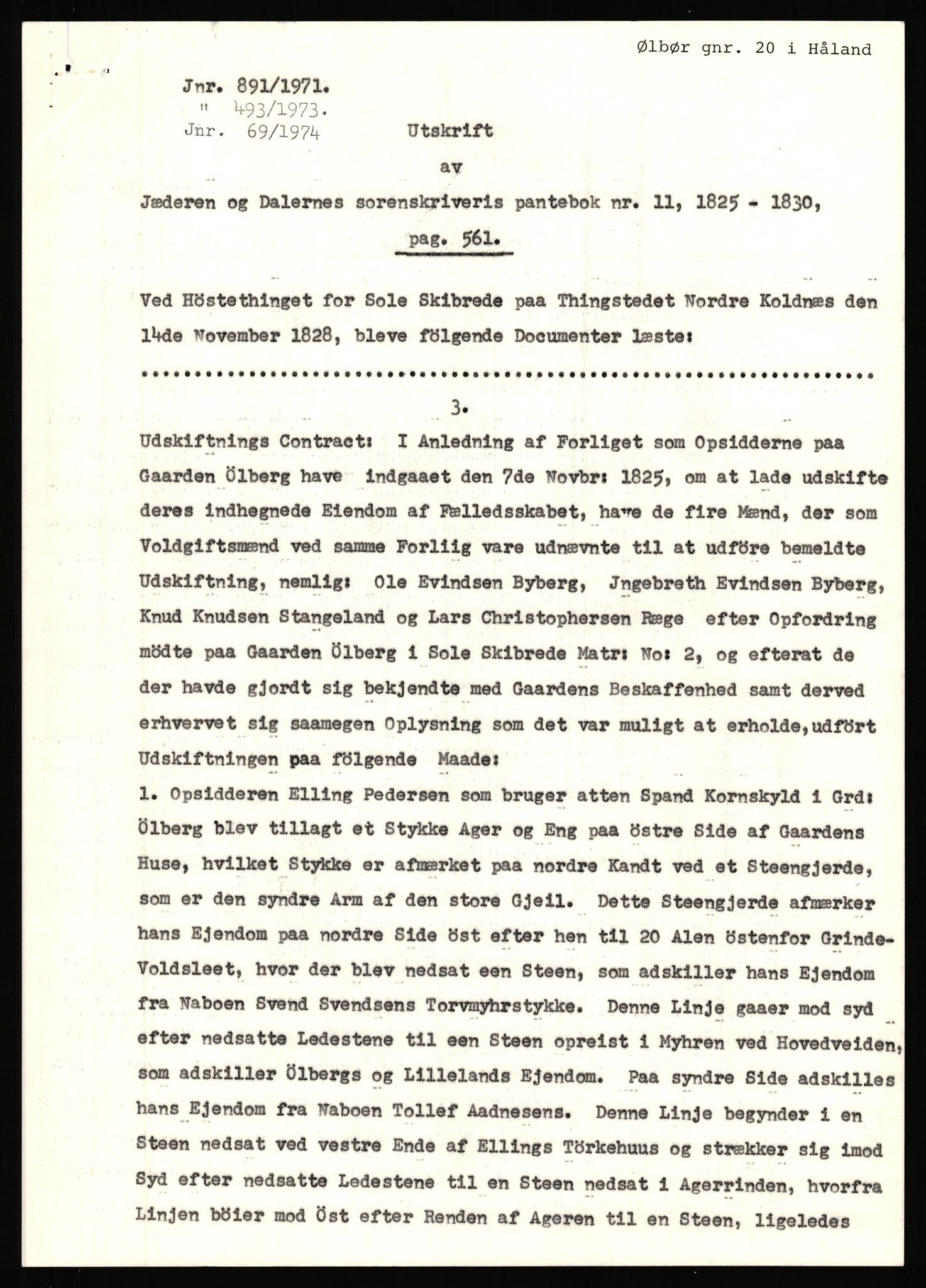 Statsarkivet i Stavanger, AV/SAST-A-101971/03/Y/Yj/L0098: Avskrifter sortert etter gårdsnavn: Øigrei - Østeinstad, 1750-1930, s. 117