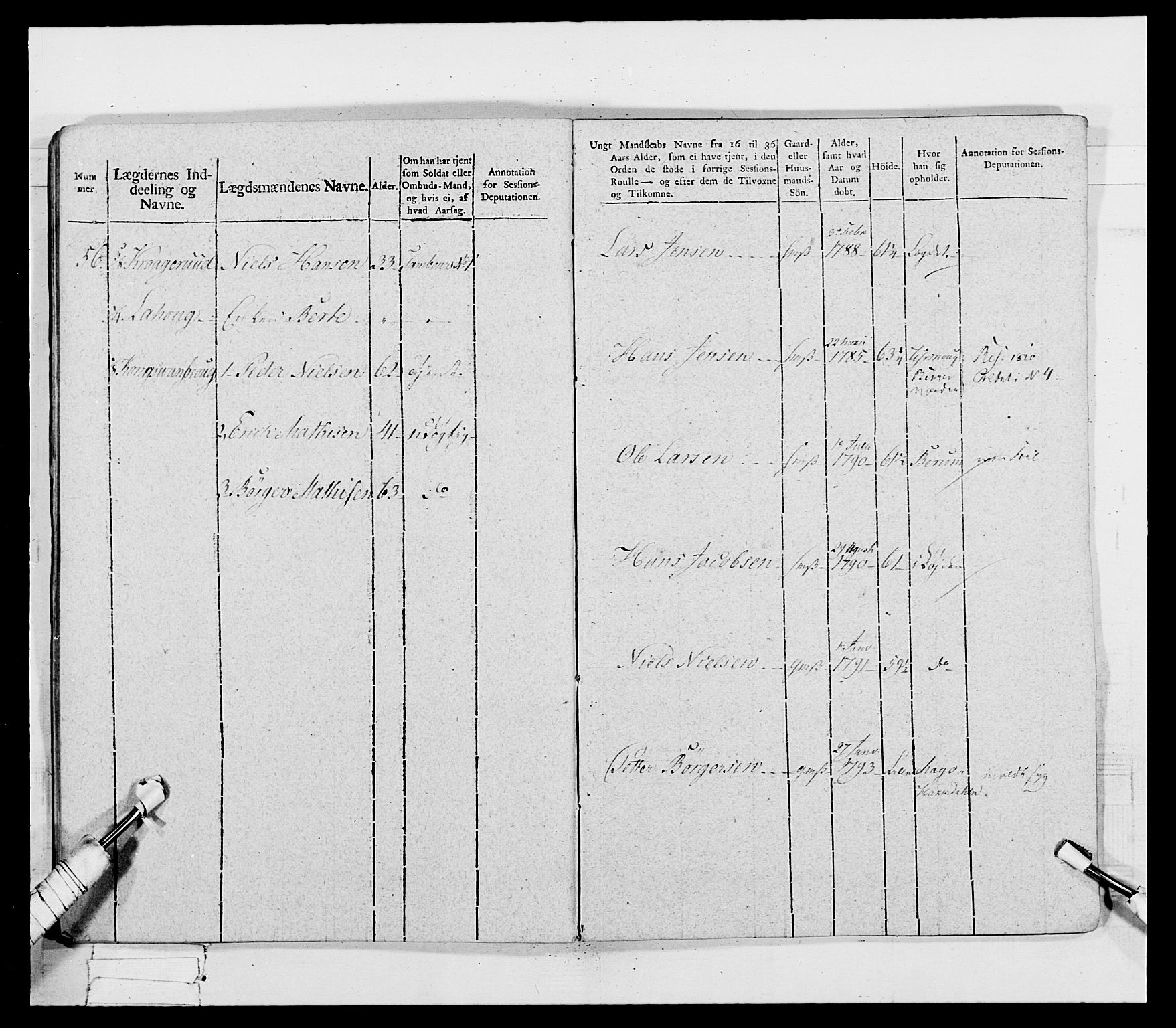 Generalitets- og kommissariatskollegiet, Det kongelige norske kommissariatskollegium, AV/RA-EA-5420/E/Eh/L0033: Nordafjelske gevorbne infanteriregiment, 1810, s. 27