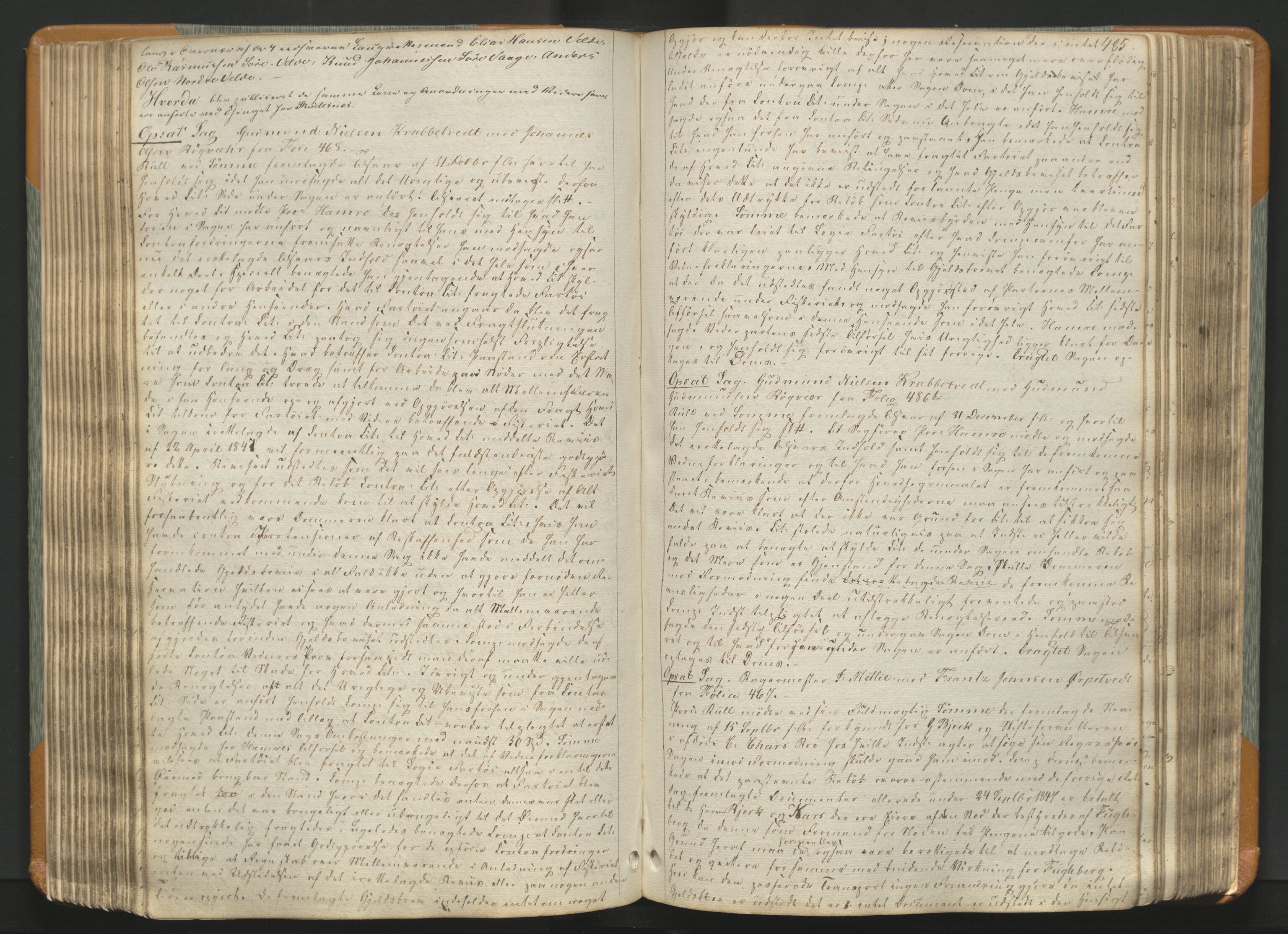 Karmsund sorenskriveri, AV/SAST-A-100311/01/I/IA/IAB/L0004b: TINGBOK, 1846-1852, s. 484b-485a