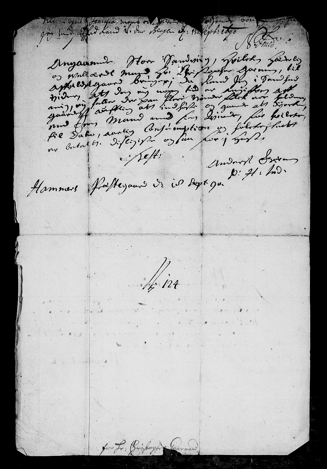 Rentekammeret inntil 1814, Reviderte regnskaper, Stiftamtstueregnskaper, Bergen stiftamt, AV/RA-EA-6043/R/Rc/L0094: Bergen stiftamt, 1690