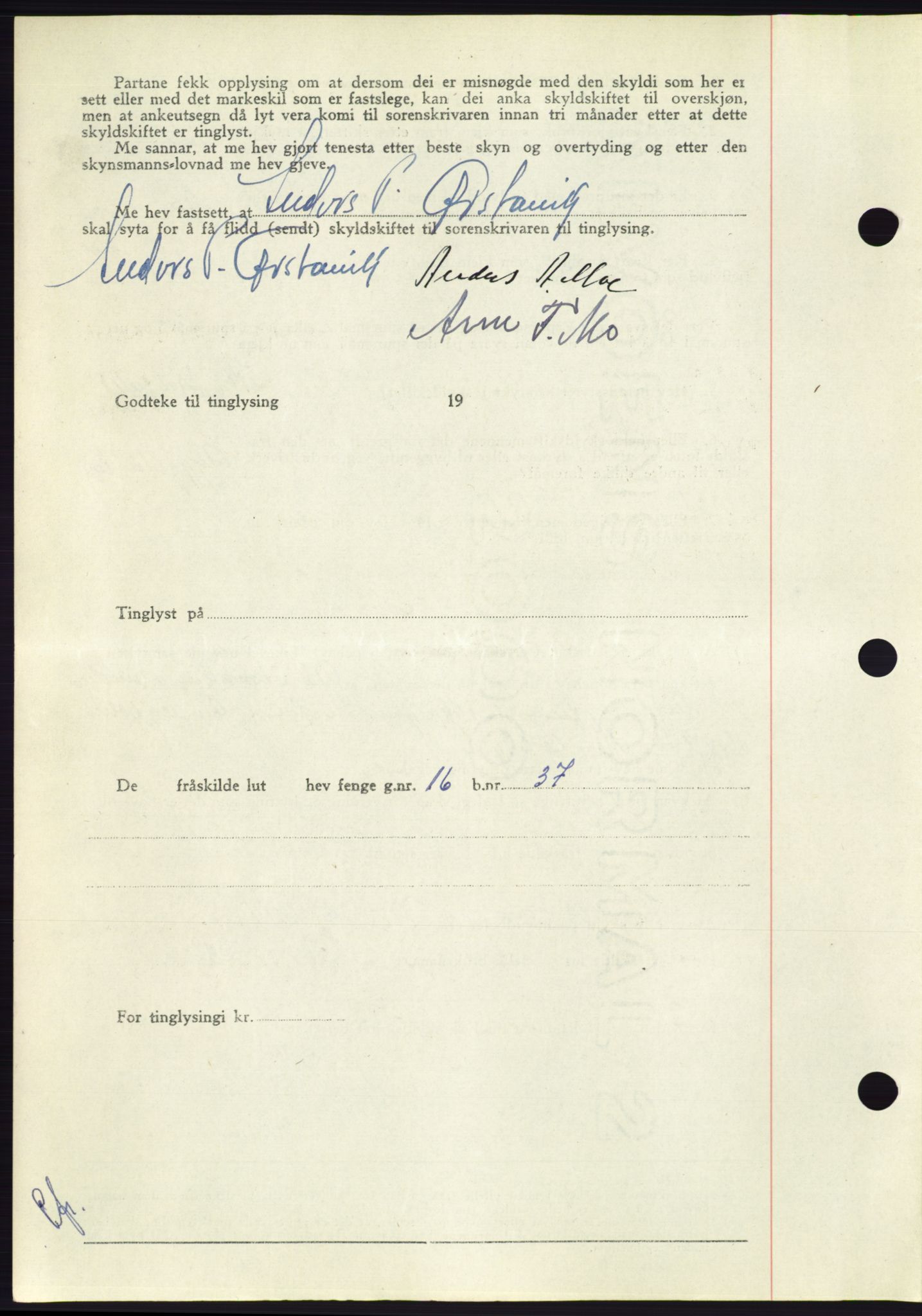 Søre Sunnmøre sorenskriveri, AV/SAT-A-4122/1/2/2C/L0094: Pantebok nr. 20A, 1953-1953, Dagboknr: 602/1953