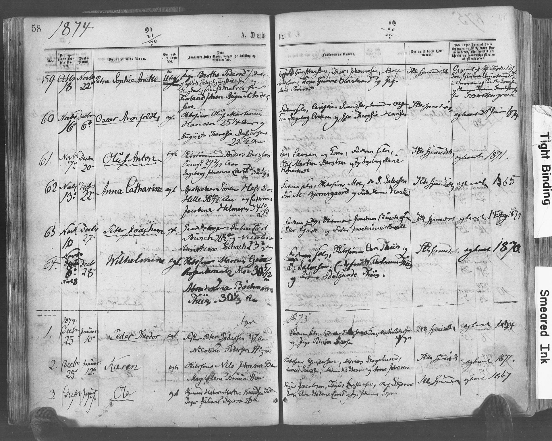 Risør sokneprestkontor, AV/SAK-1111-0035/F/Fa/L0004: Ministerialbok nr. A 4, 1865-1882, s. 58