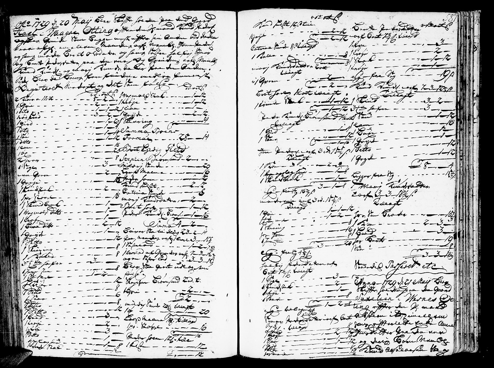 Romsdal sorenskriveri, AV/SAT-A-4149/1/3/3A/L0006: Skifteprotokoll, 1718-1730, s. 586b-587a