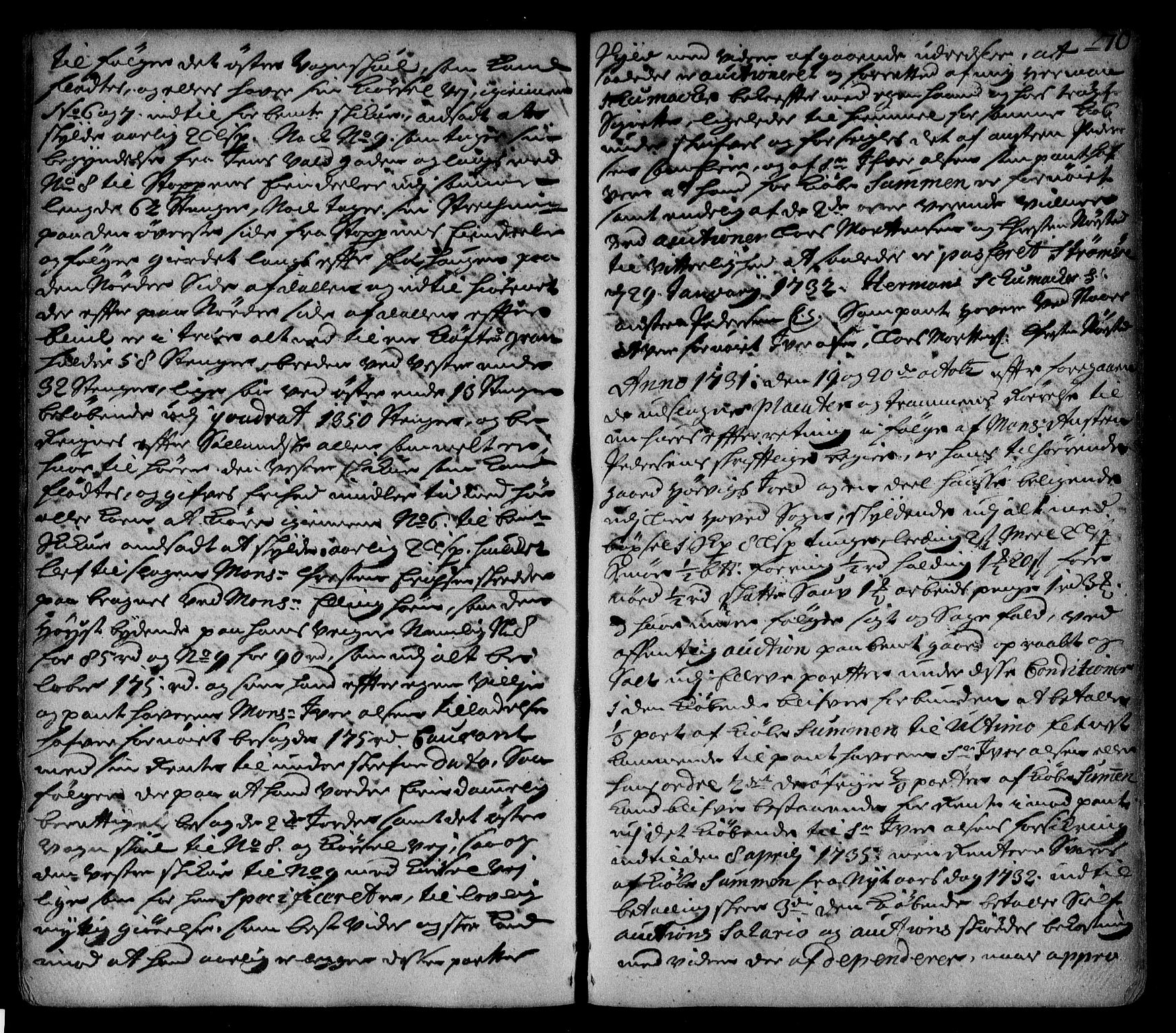 Lier, Røyken og Hurum sorenskriveri, AV/SAKO-A-89/G/Ga/Gaa/L0002: Pantebok nr. II, 1725-1755, s. 70
