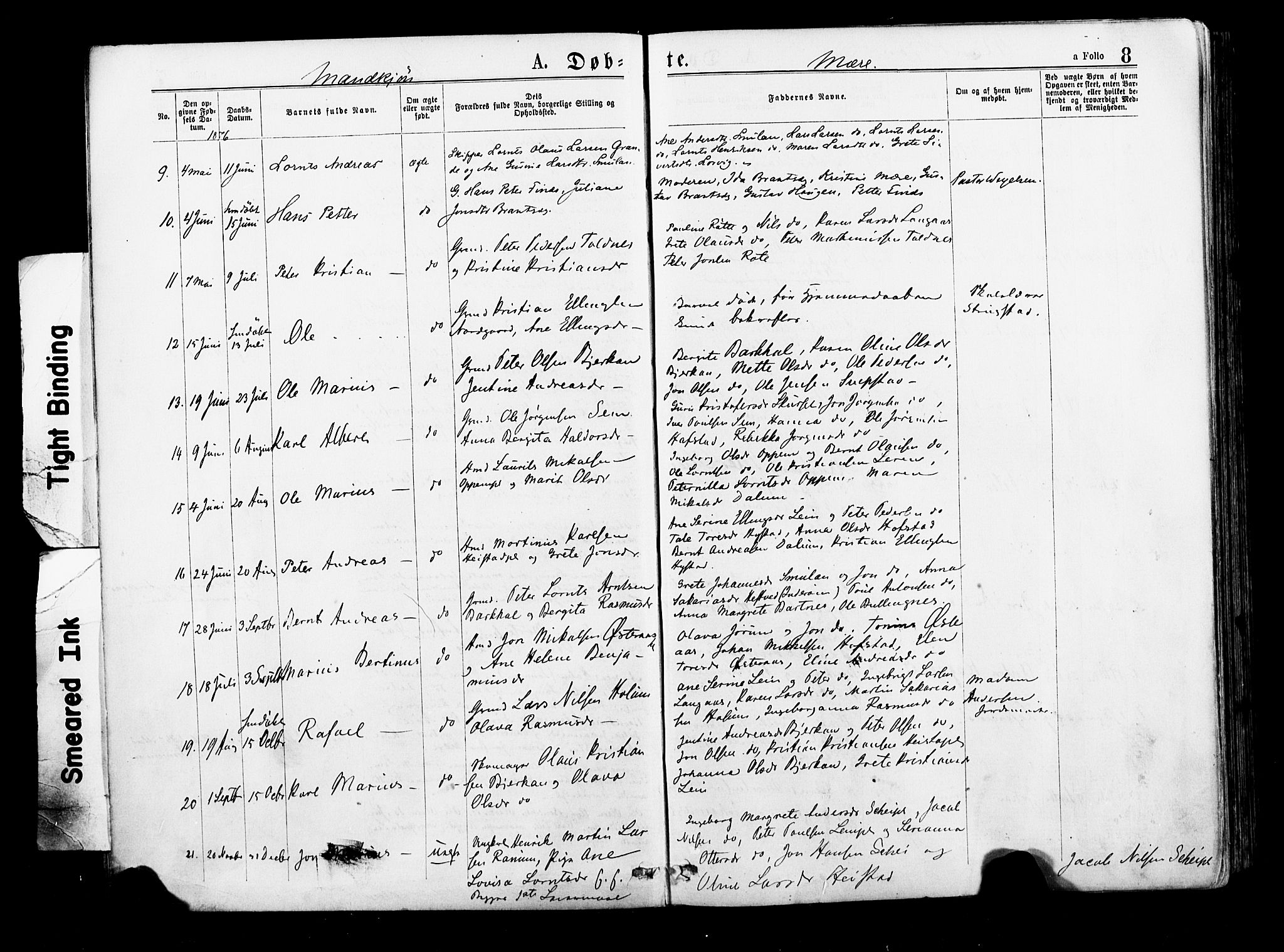 Ministerialprotokoller, klokkerbøker og fødselsregistre - Nord-Trøndelag, SAT/A-1458/735/L0348: Ministerialbok nr. 735A09 /1, 1873-1883, s. 8