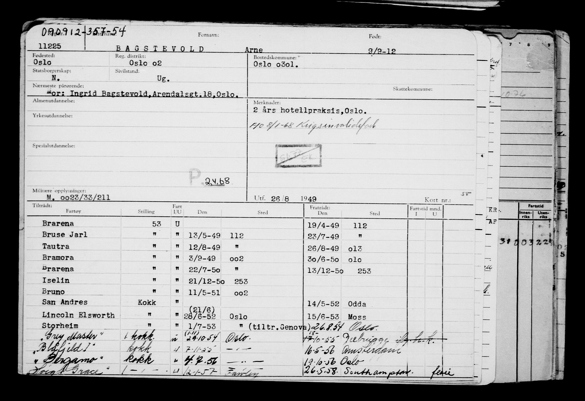 Direktoratet for sjømenn, AV/RA-S-3545/G/Gb/L0107: Hovedkort, 1912, s. 149