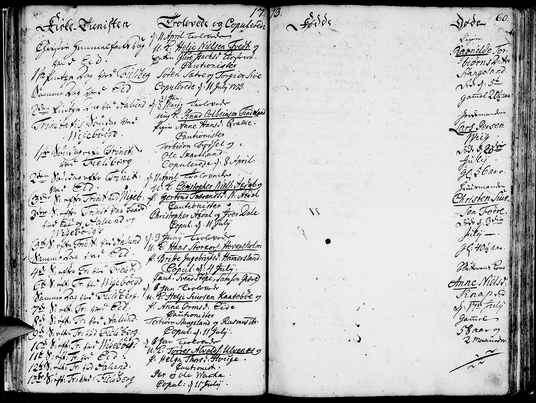 Fjelberg sokneprestembete, SAB/A-75201/H/Haa: Ministerialbok nr. A 2, 1760-1788, s. 60