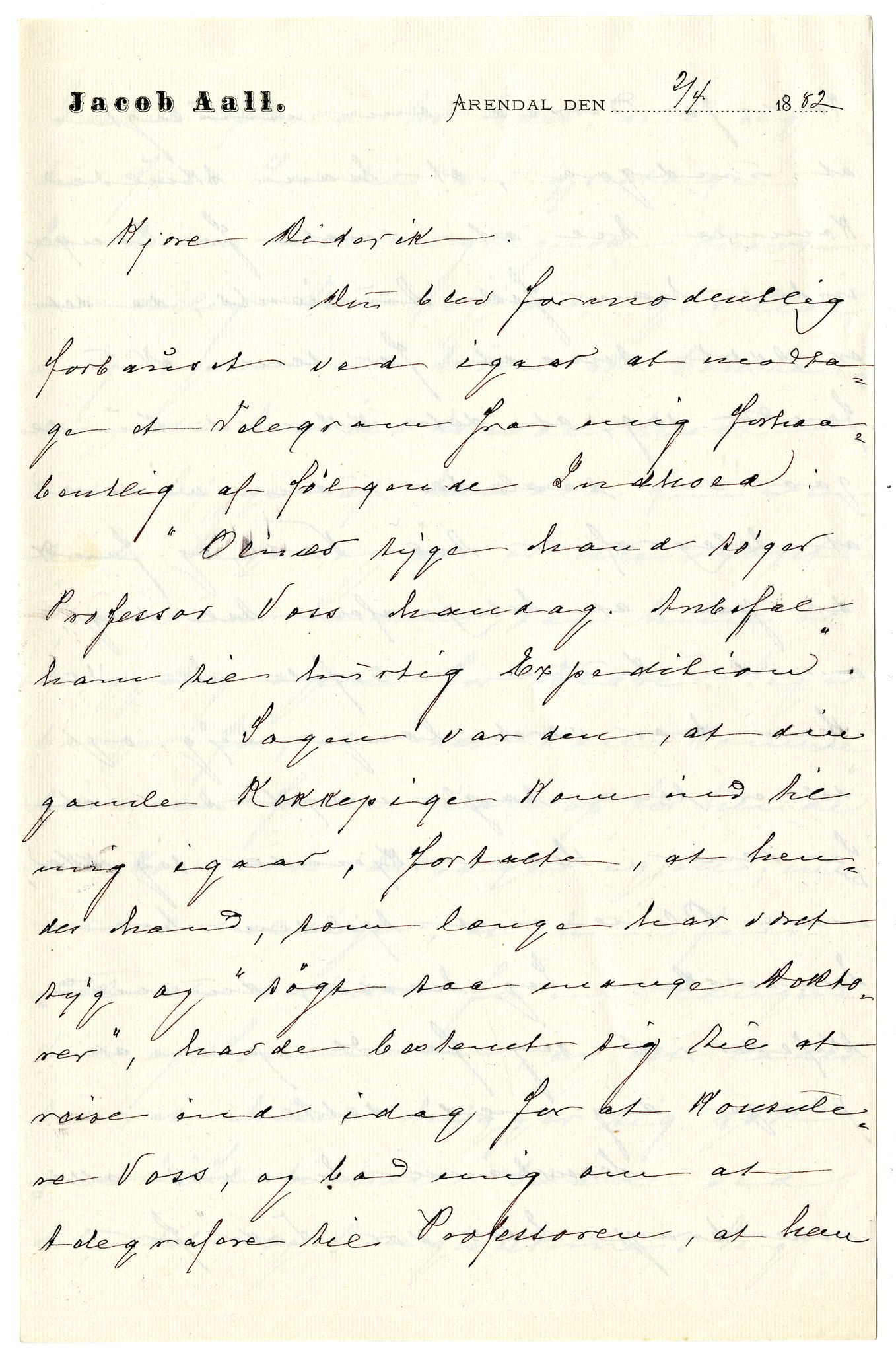 Diderik Maria Aalls brevsamling, NF/Ark-1023/F/L0001: D.M. Aalls brevsamling. A - B, 1738-1889, s. 192