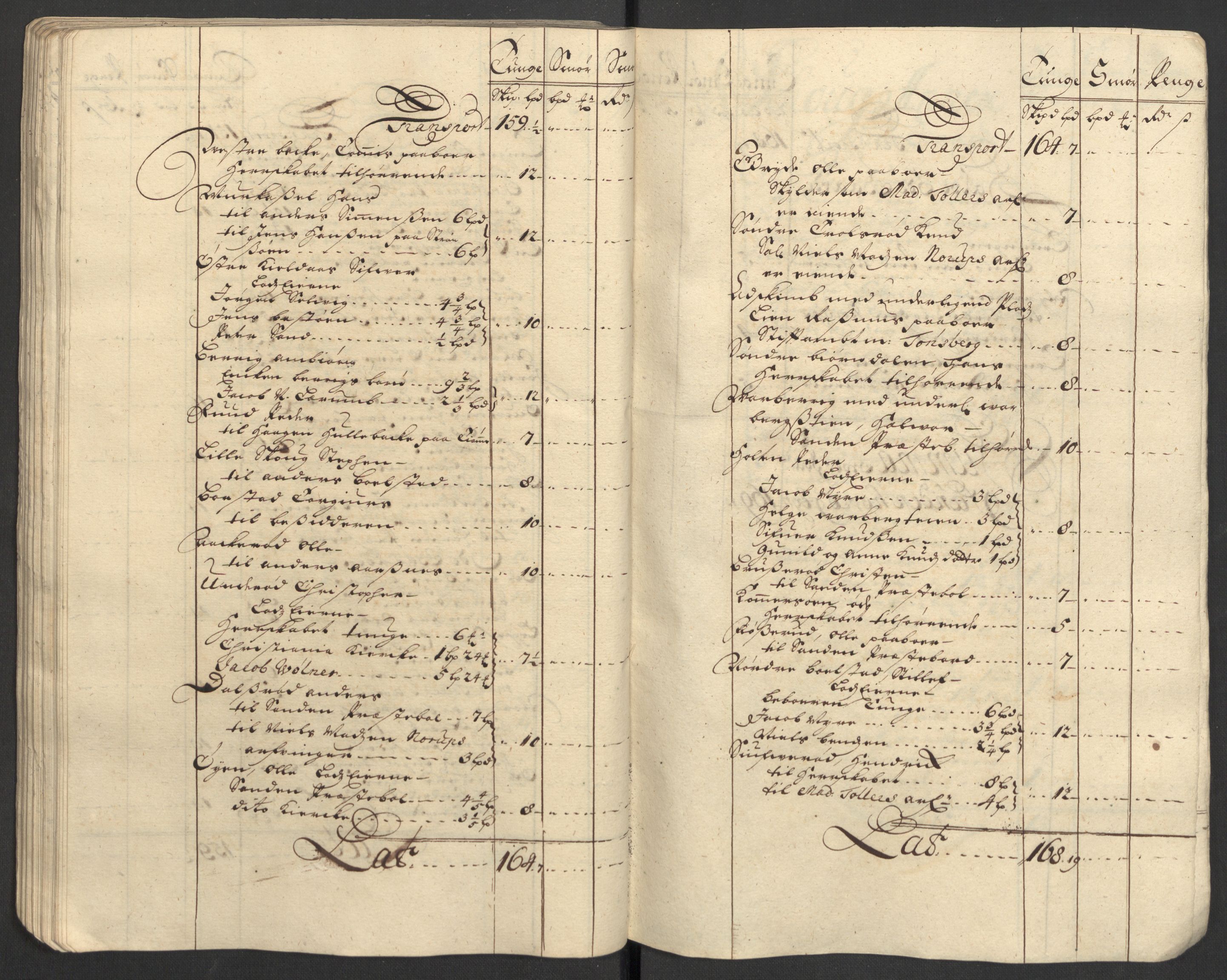 Rentekammeret inntil 1814, Reviderte regnskaper, Fogderegnskap, RA/EA-4092/R32/L1872: Fogderegnskap Jarlsberg grevskap, 1706-1707, s. 373