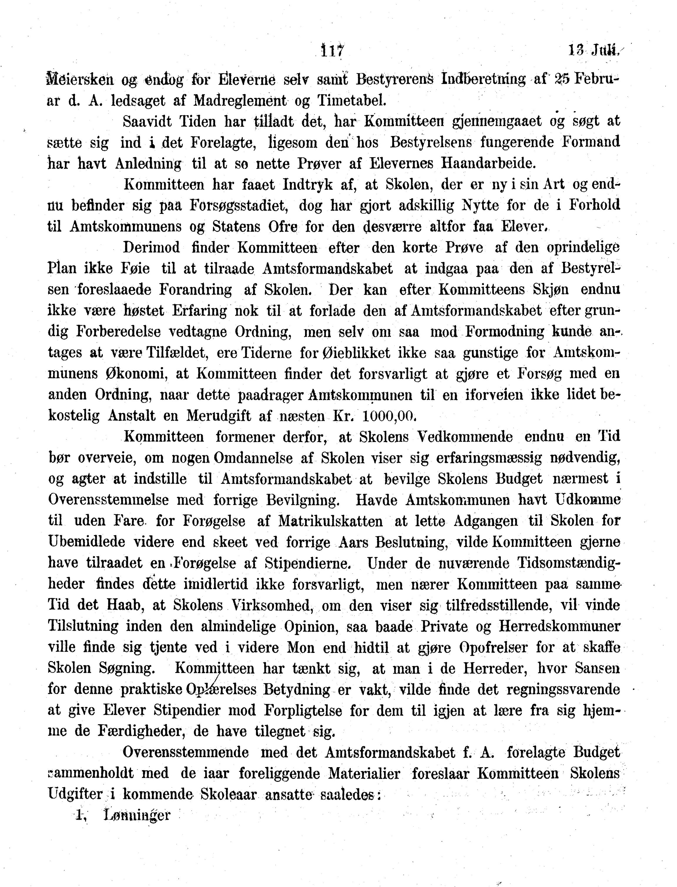 Nordland Fylkeskommune. Fylkestinget, AIN/NFK-17/176/A/Ac/L0013: Fylkestingsforhandlinger 1880, 1880