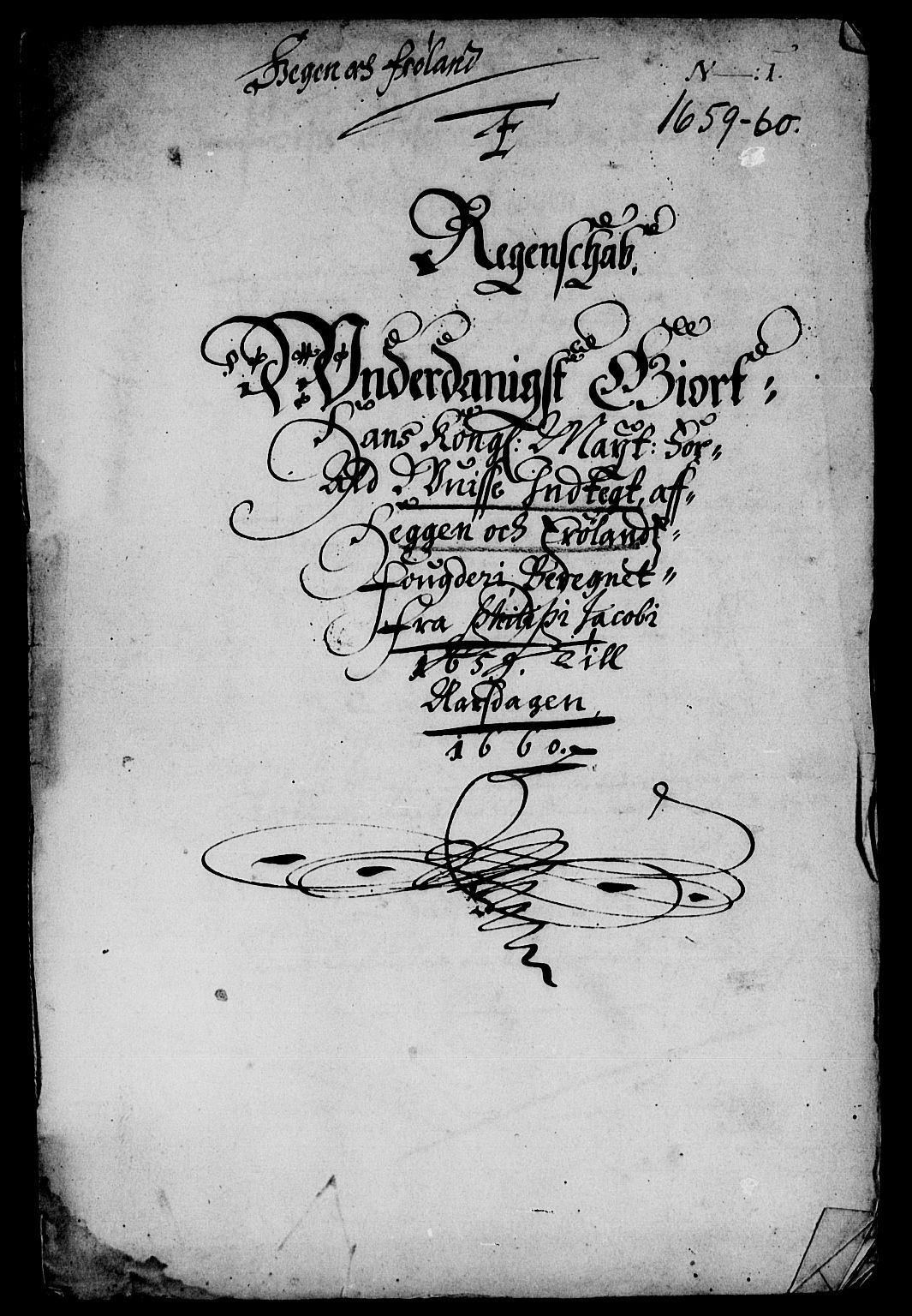 Rentekammeret inntil 1814, Reviderte regnskaper, Lensregnskaper, AV/RA-EA-5023/R/Rb/Rba/L0250: Akershus len, 1658-1660