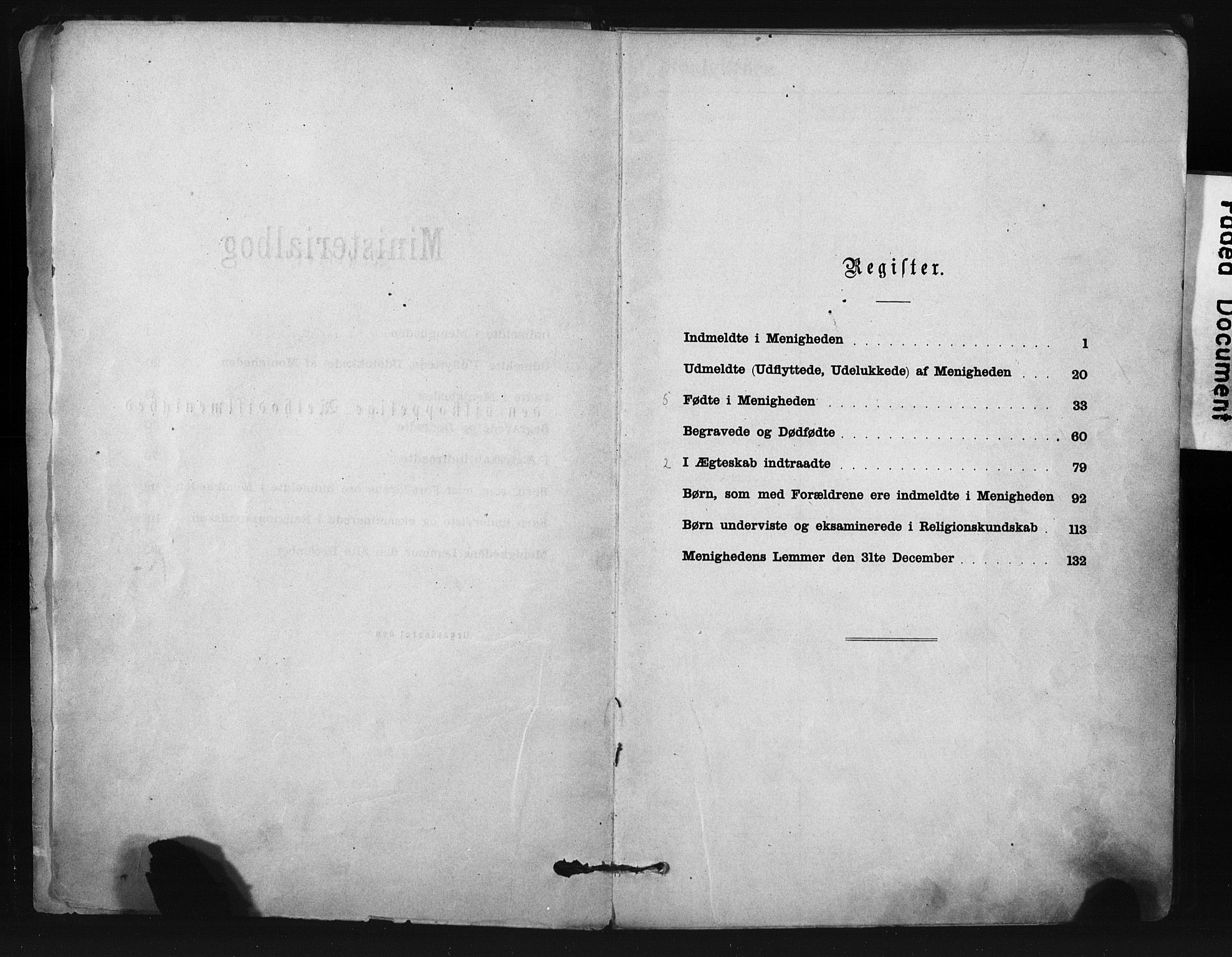 Metodistmenigheten, Arendal, SAK/1292-0011/F/Fa/L0004: Dissenterprotokoll nr. F-4, 1883-1892