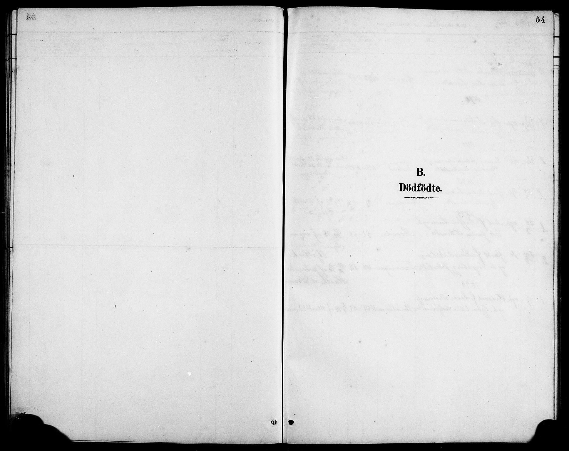 Austevoll sokneprestembete, AV/SAB-A-74201/H/Ha/Hab/Haba/L0003: Klokkerbok nr. A 3, 1889-1900, s. 54