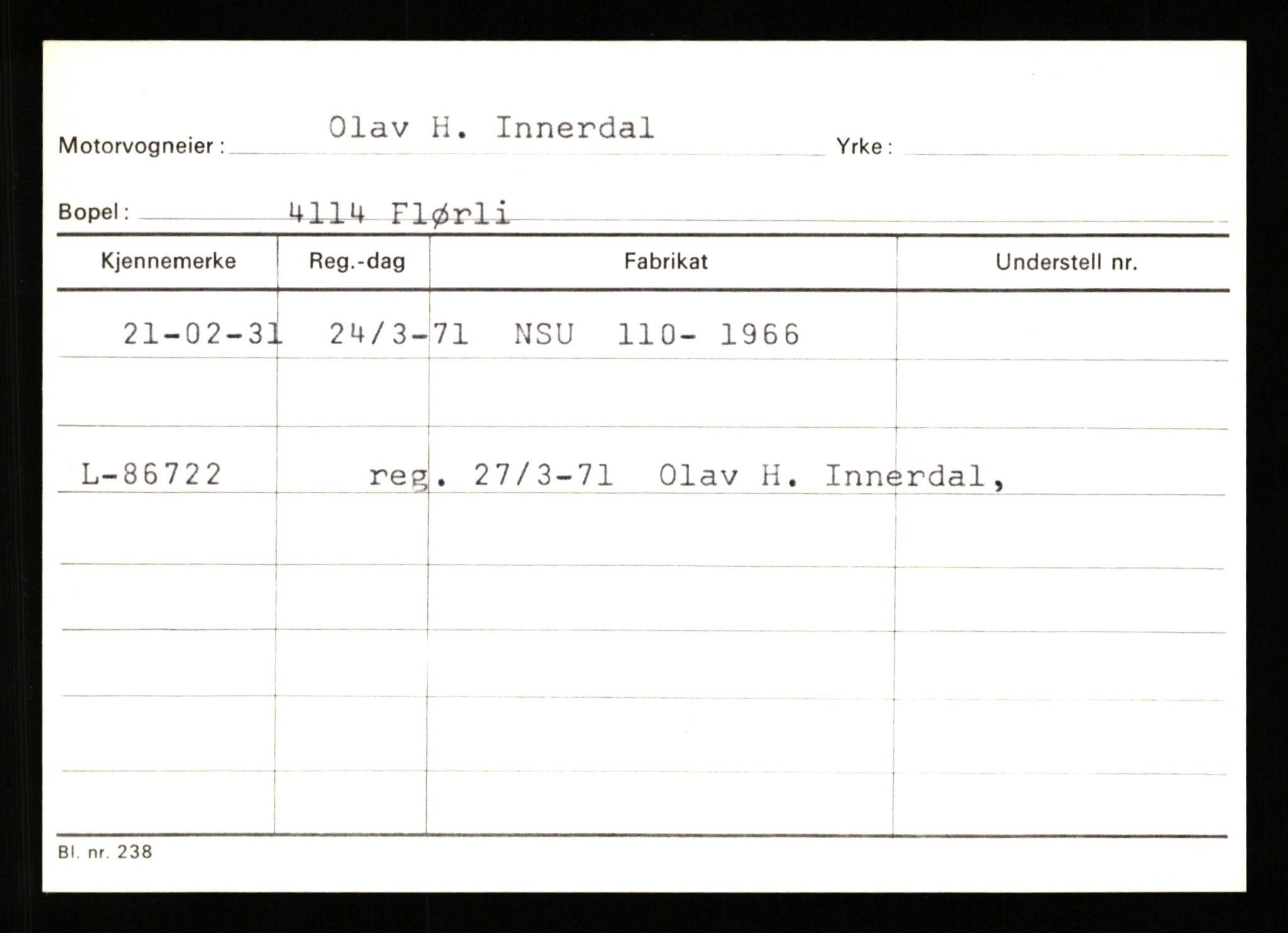 Stavanger trafikkstasjon, AV/SAST-A-101942/0/G/L0010: Registreringsnummer: 130000 - 239953, 1930-1971, s. 2403