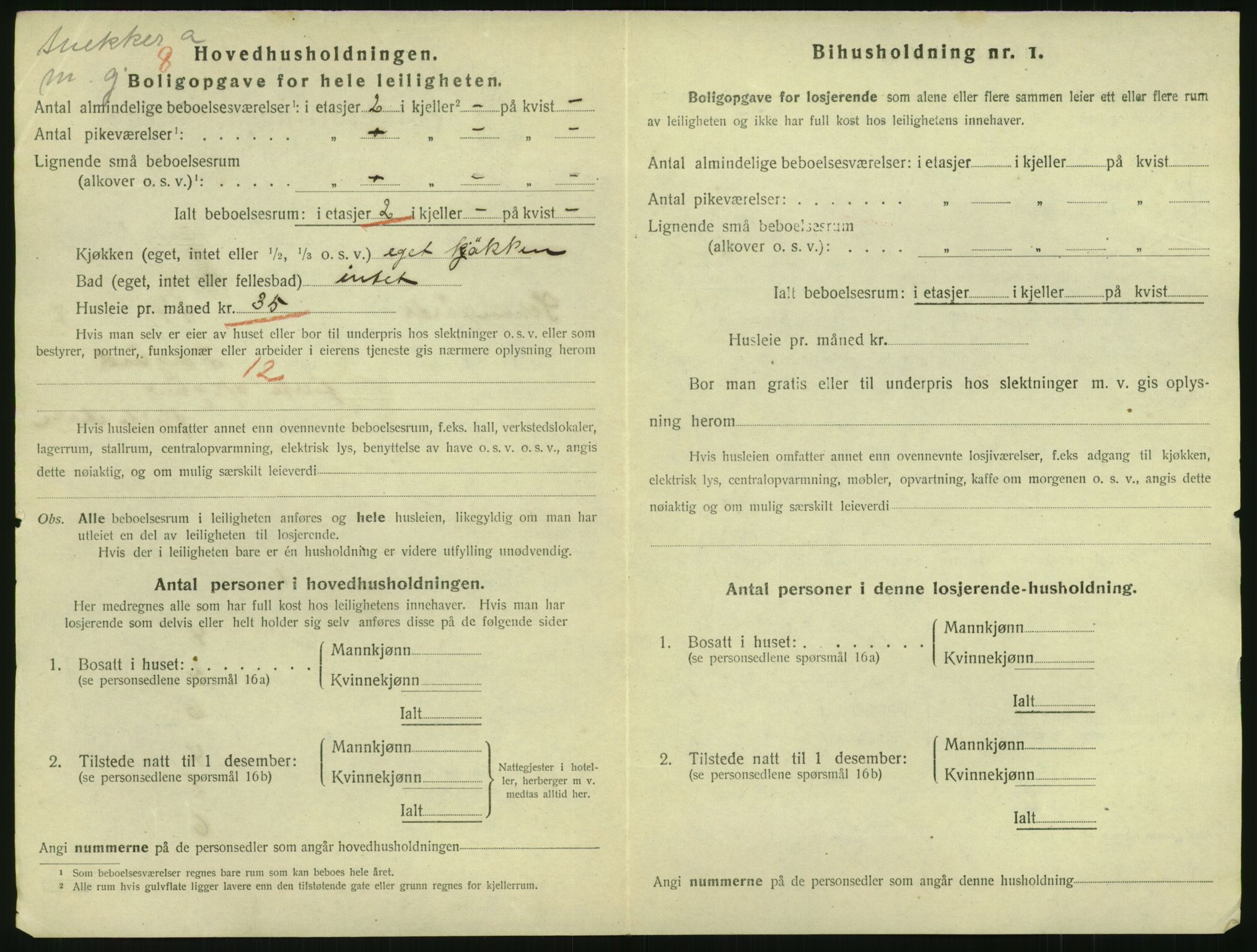 SAO, Folketelling 1920 for 0301 Kristiania kjøpstad, 1920, s. 91054