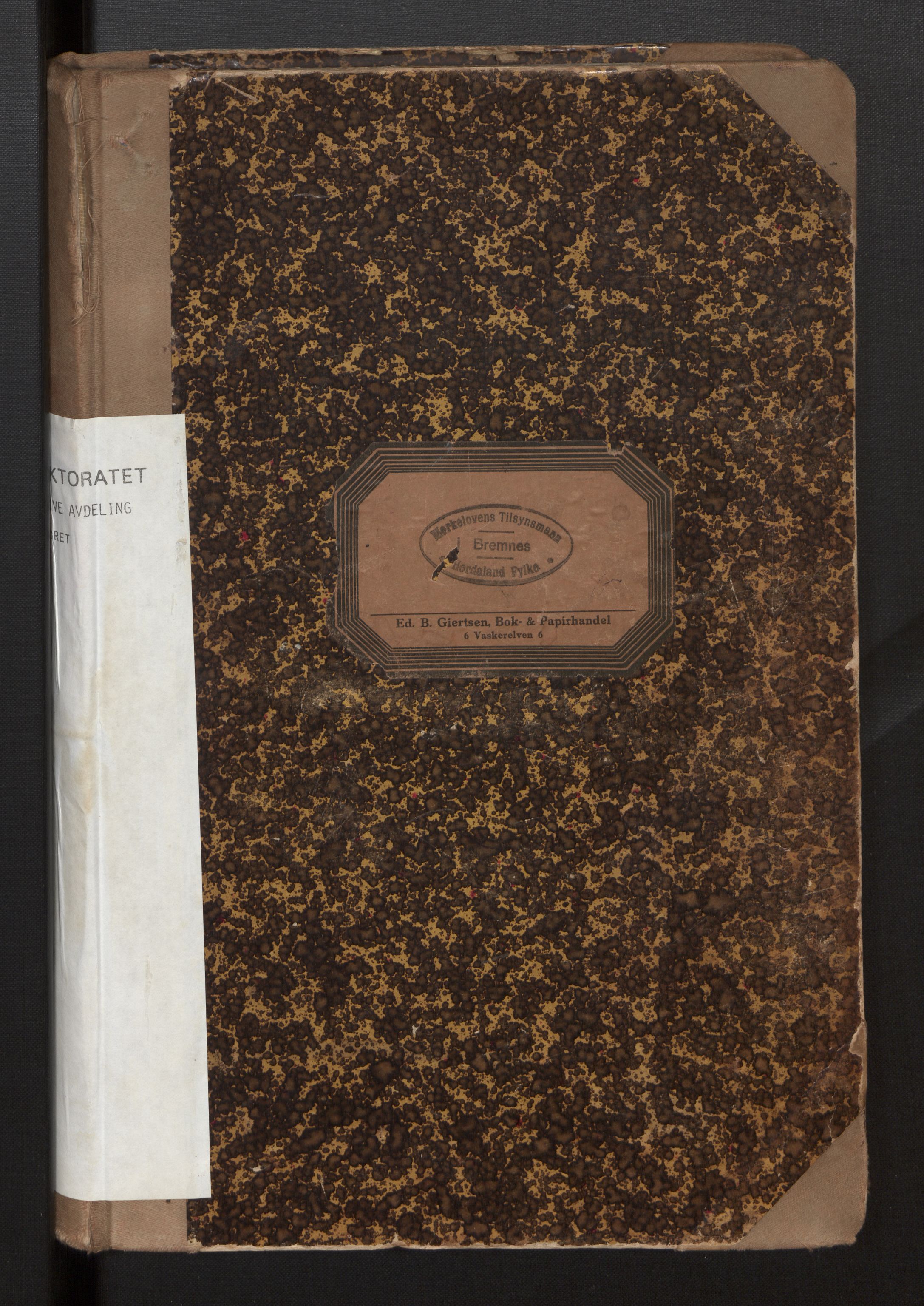 Fiskeridirektoratet - 1 Adm. ledelse - 13 Båtkontoret, AV/SAB-A-2003/I/Ia/Iah/L0022: 135.0807/2 Merkeprotokoll - Bremnes, 1921-1935